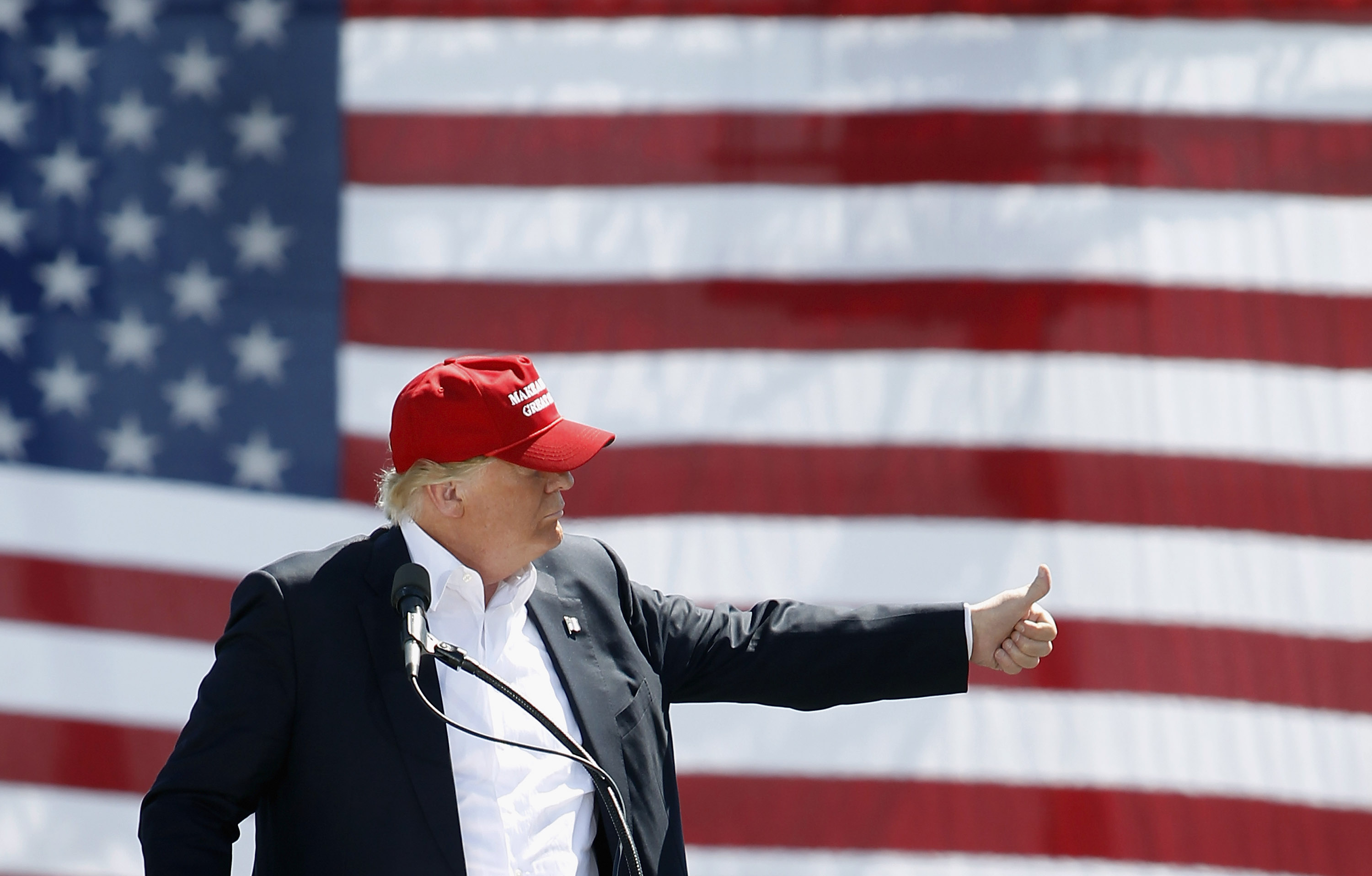 Republican Presidential Candidate Donald Trump Holds Rally In Phoenix