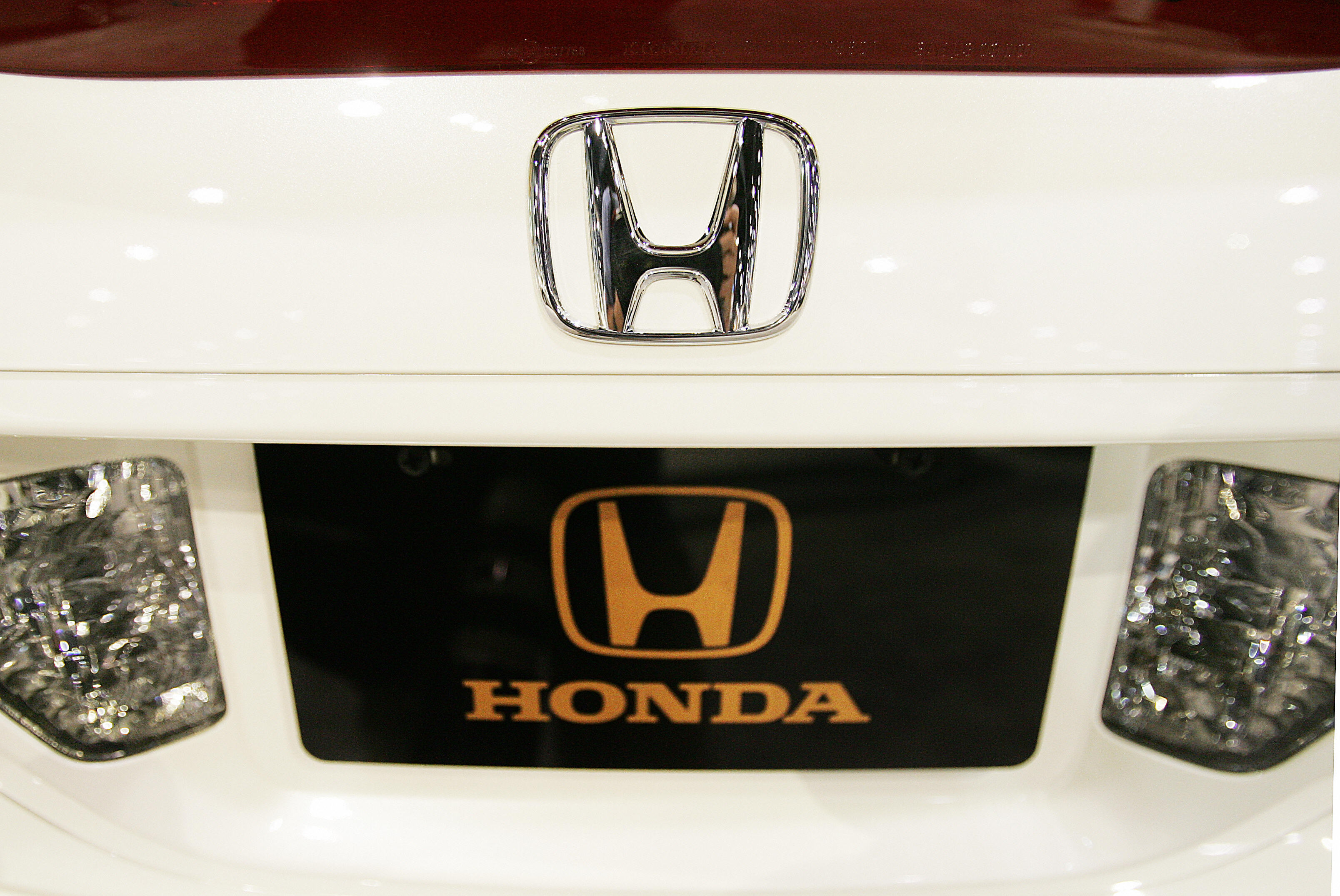 The Honda Motor Company logo can be seen