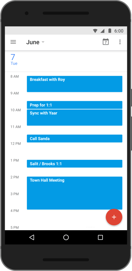 Google’s Mobile App Finds Scheduling Shortcuts
