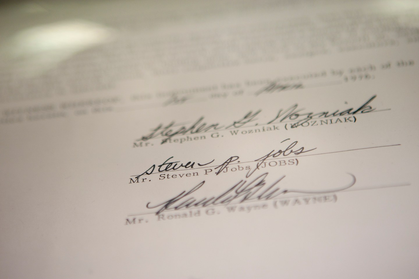 Apple Inc. Founding Partnership Agreement