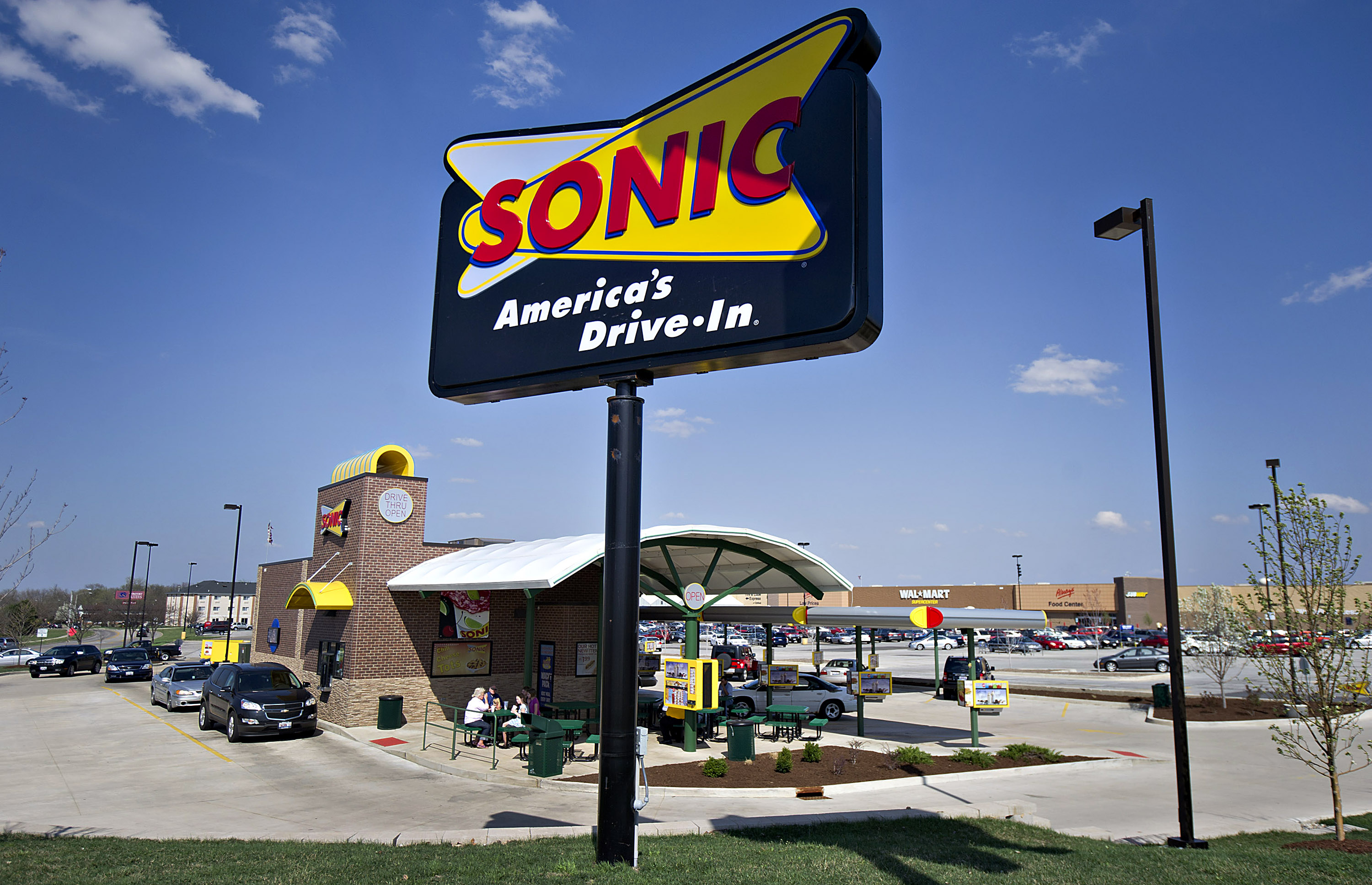 General Views From A Sonic Drive-In Ahead Of Earns Reports