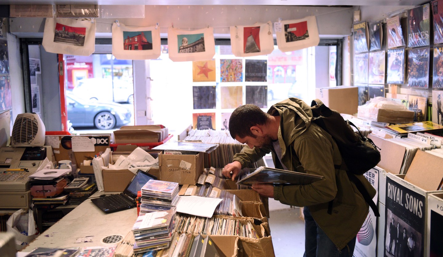 BRITAIN-MUSIC-VINYL