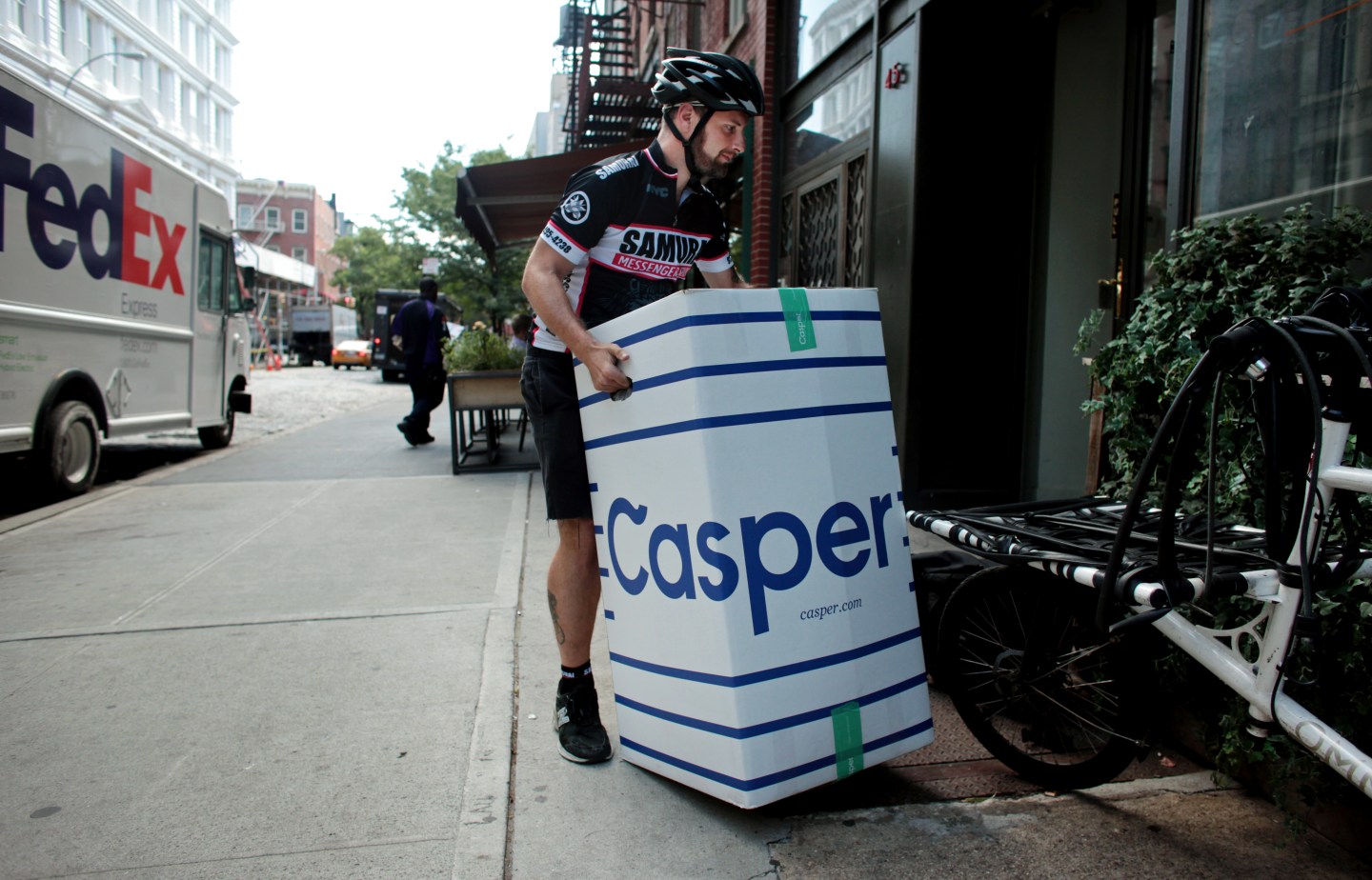 MANHATTAN, NY - AUGUST 28: Josh Weitzner, owner of Samurai Mess