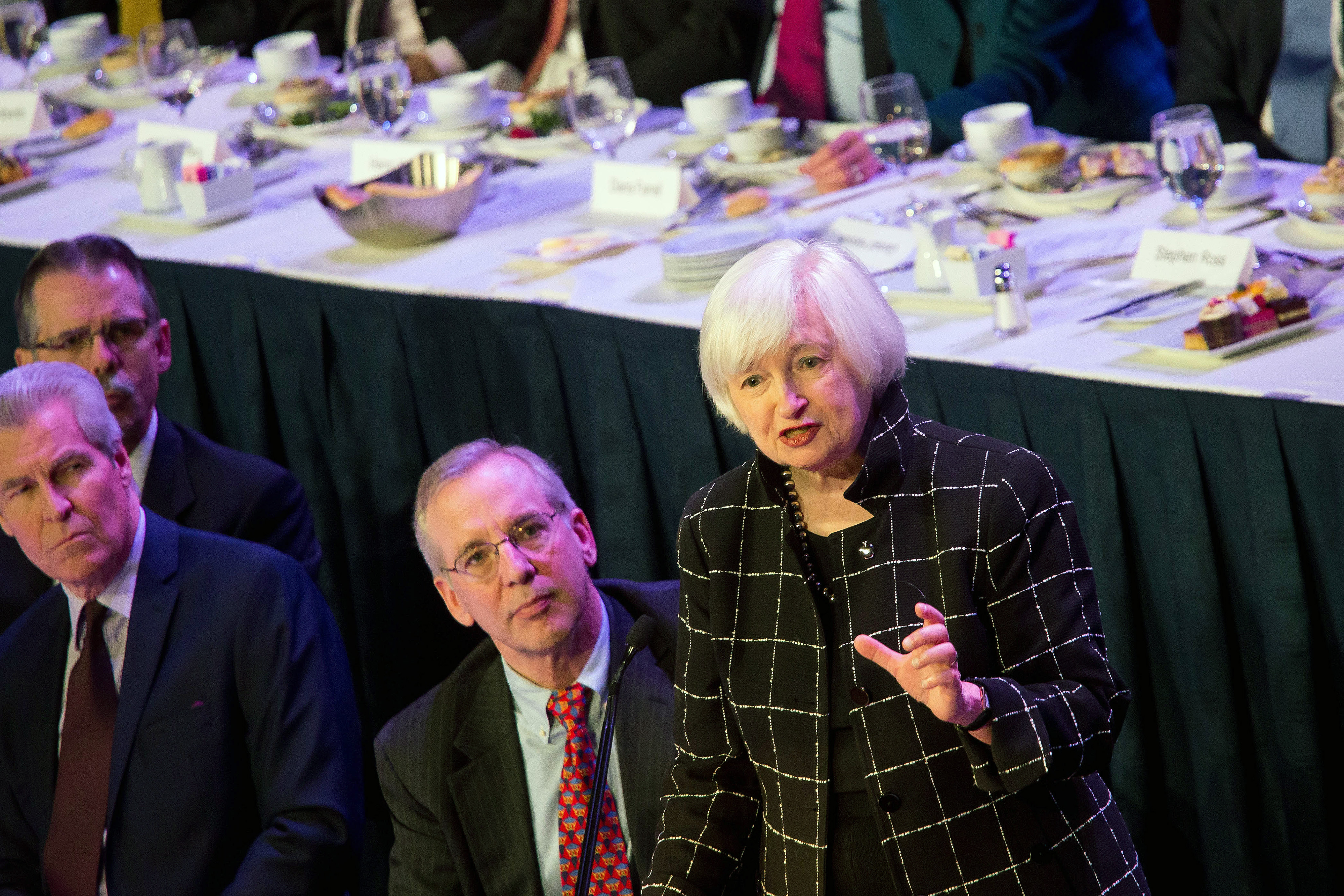 Federal Reserve Chair Janet Yellen Speaks To The Economic Club Of New York