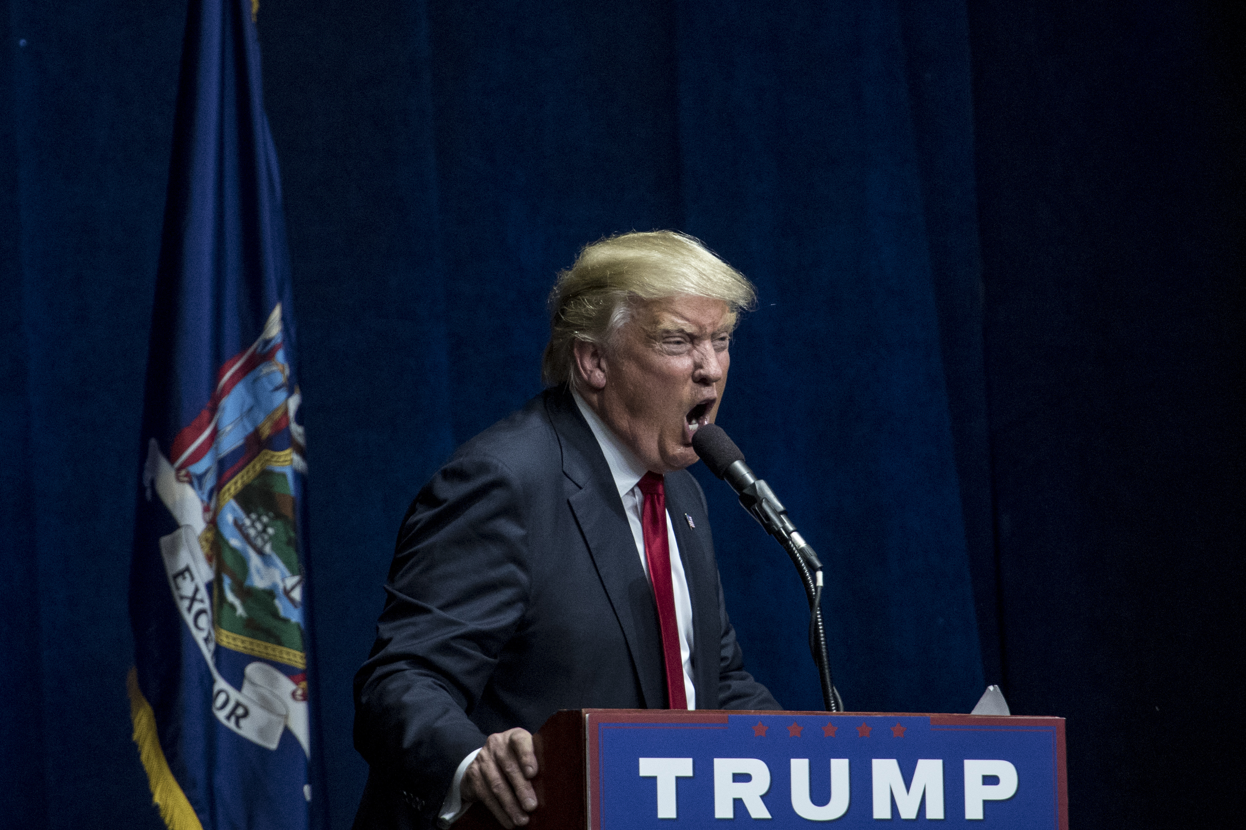 Donald Trump Holds Rally In Bethpage, New York