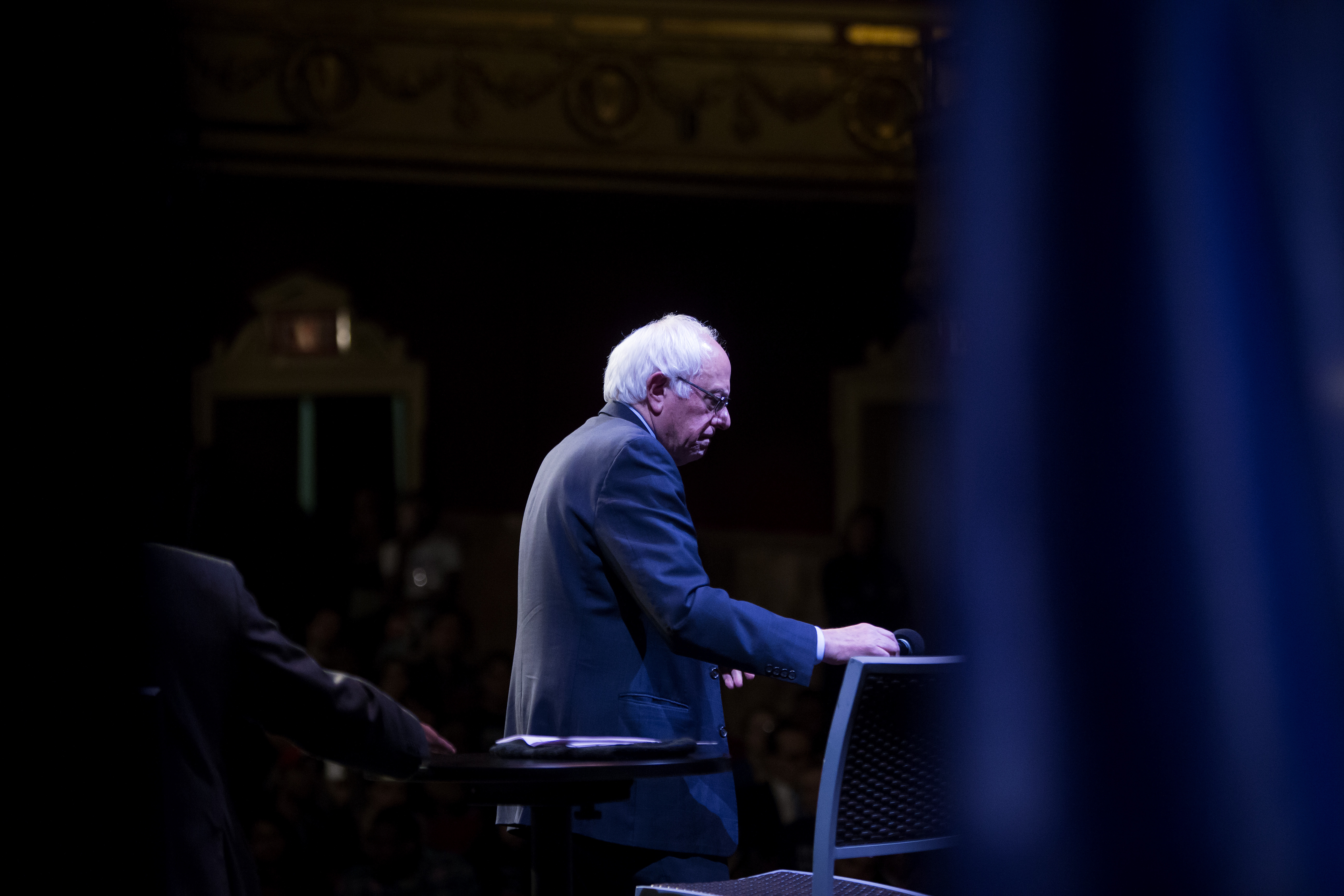 Democratic Presidential Candidate Bernie Sanders Campaigns In New York City