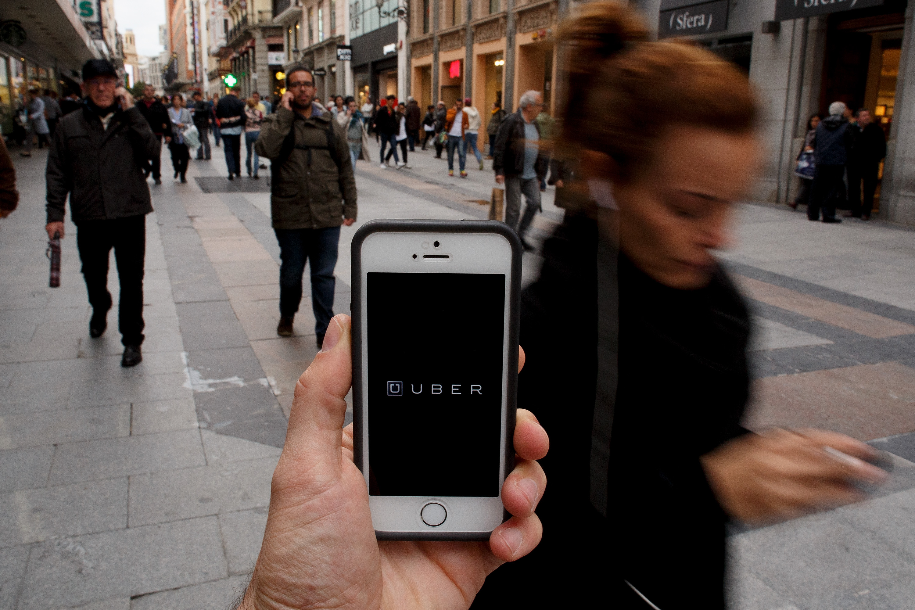 Uber Taxi App In Madrid