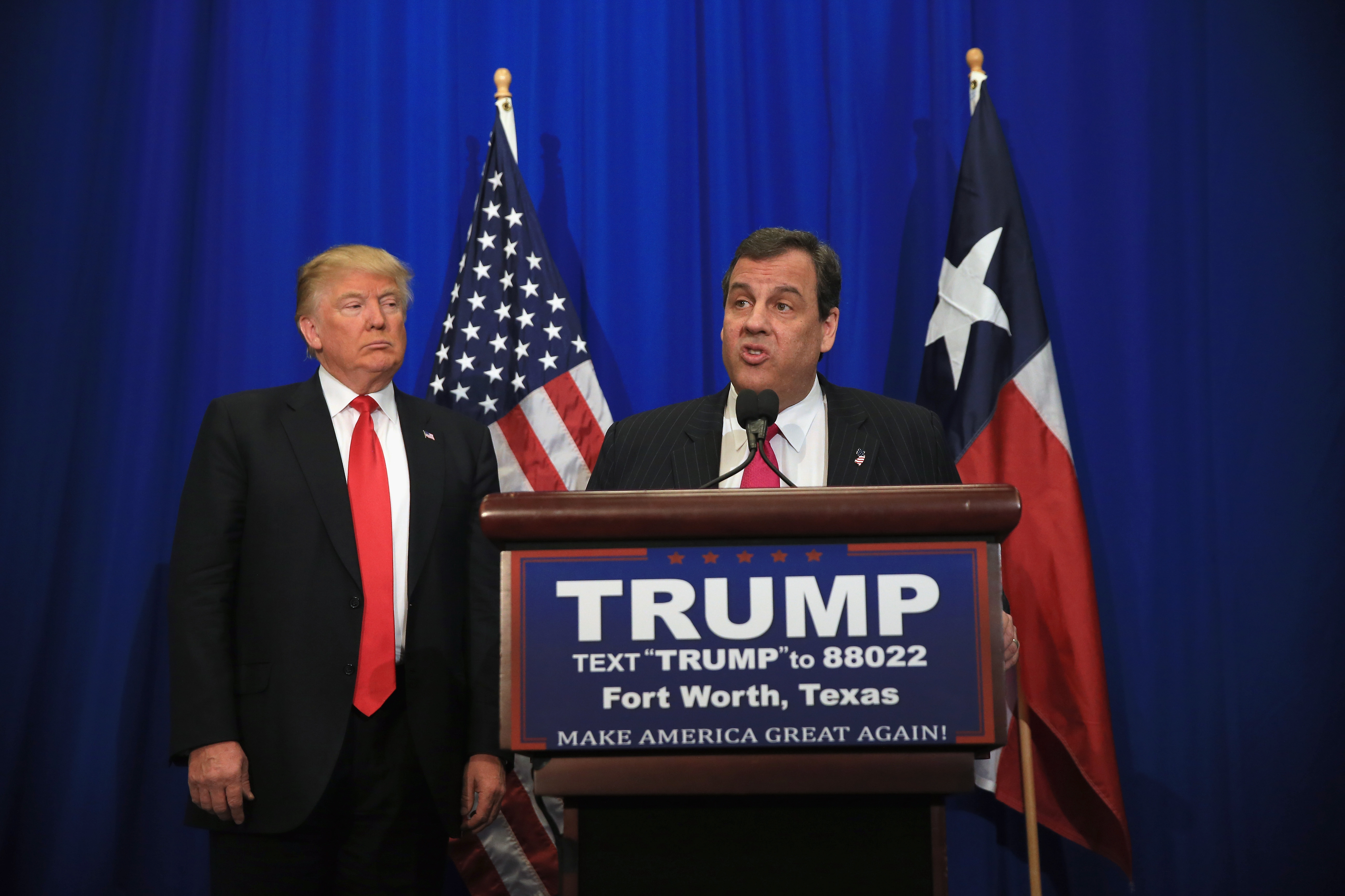 Donald Trump Holds Campaign Rally In Fort Worth