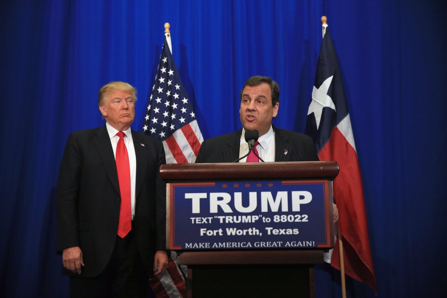Donald Trump Holds Campaign Rally In Fort Worth