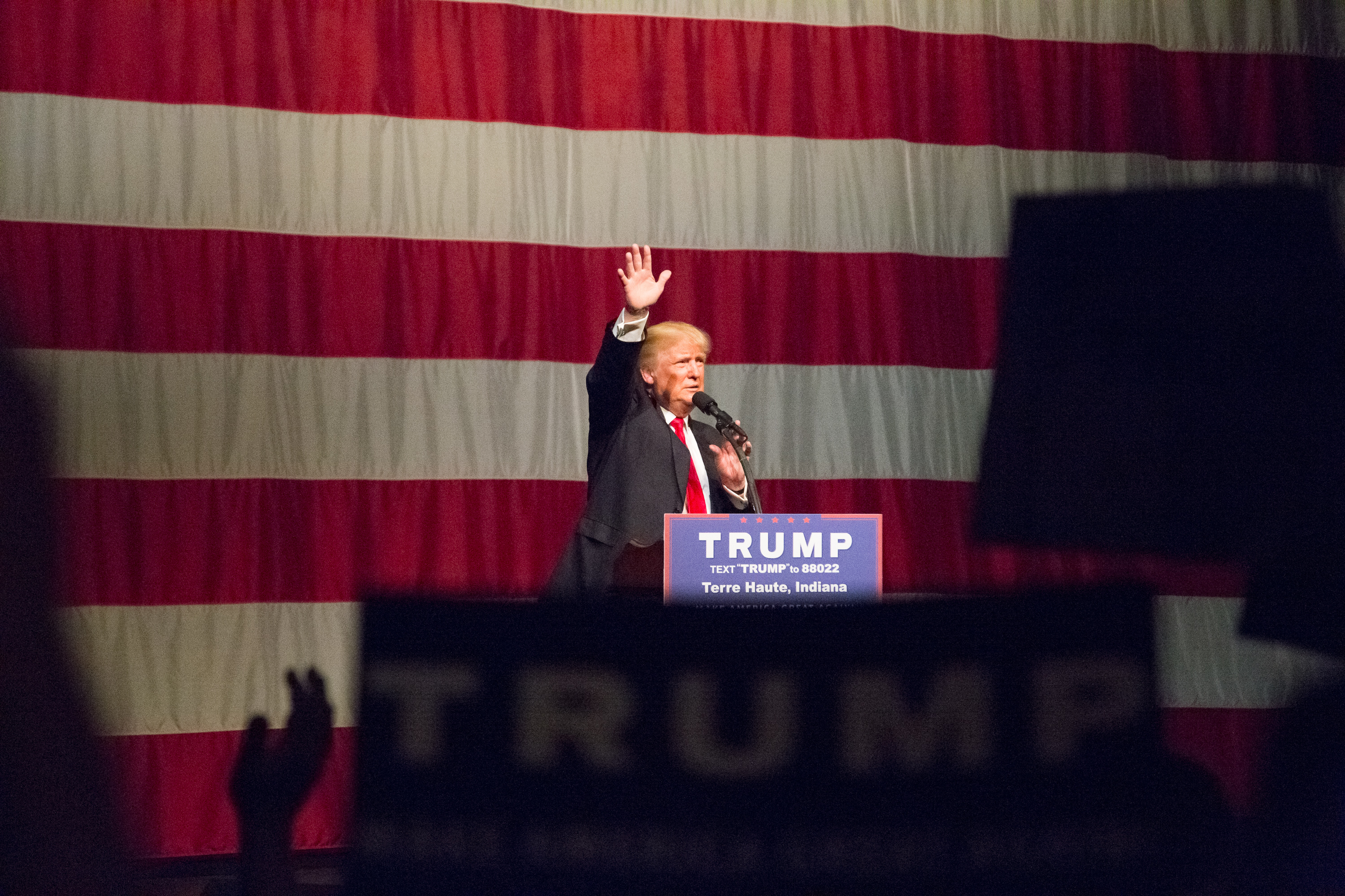 GOP Presidential Candidate Donald Trump Holds Rally In Terre Haute, Indiana