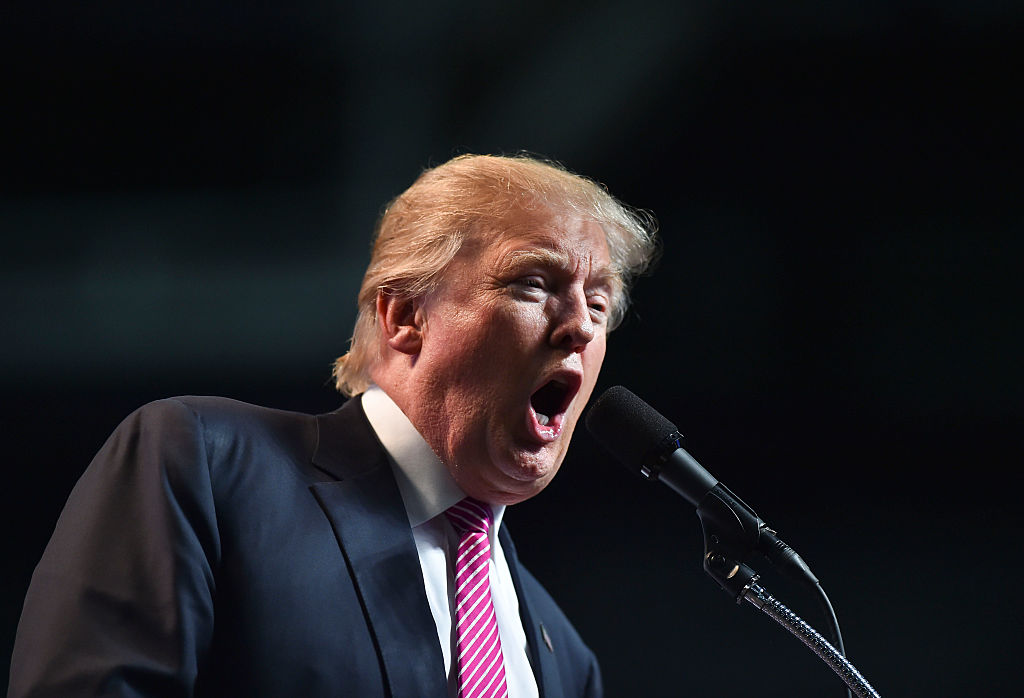 CHARLESTON, WV - MAY 5: Republican presidential candidate Donal