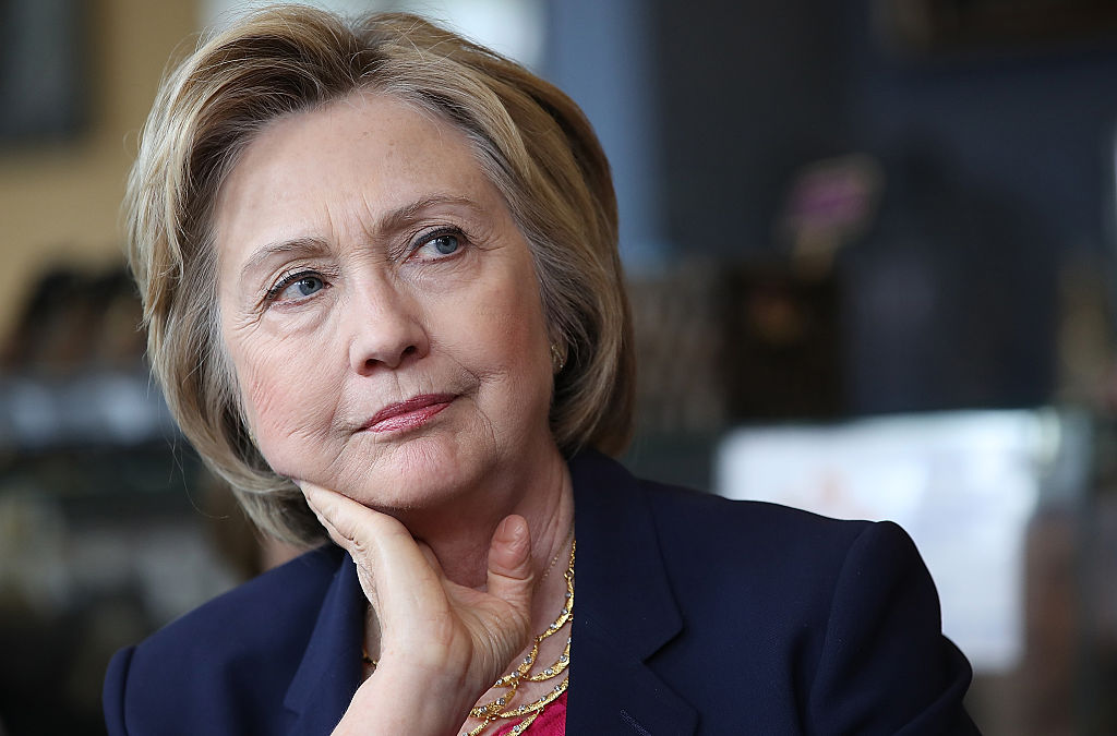 Democratic Presidential Candidate Hillary Clinton Campaigns In Virginia