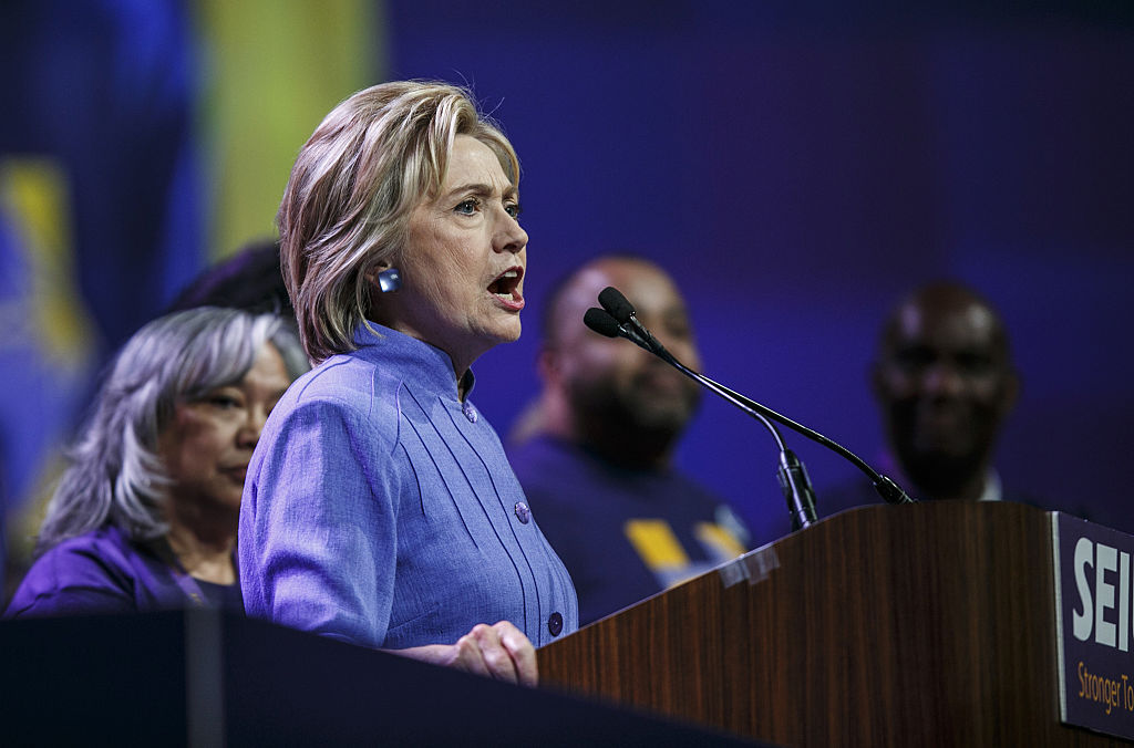 Presidential Candidate Hillary Clinton Speaks At The SEIU 2016 International Convention