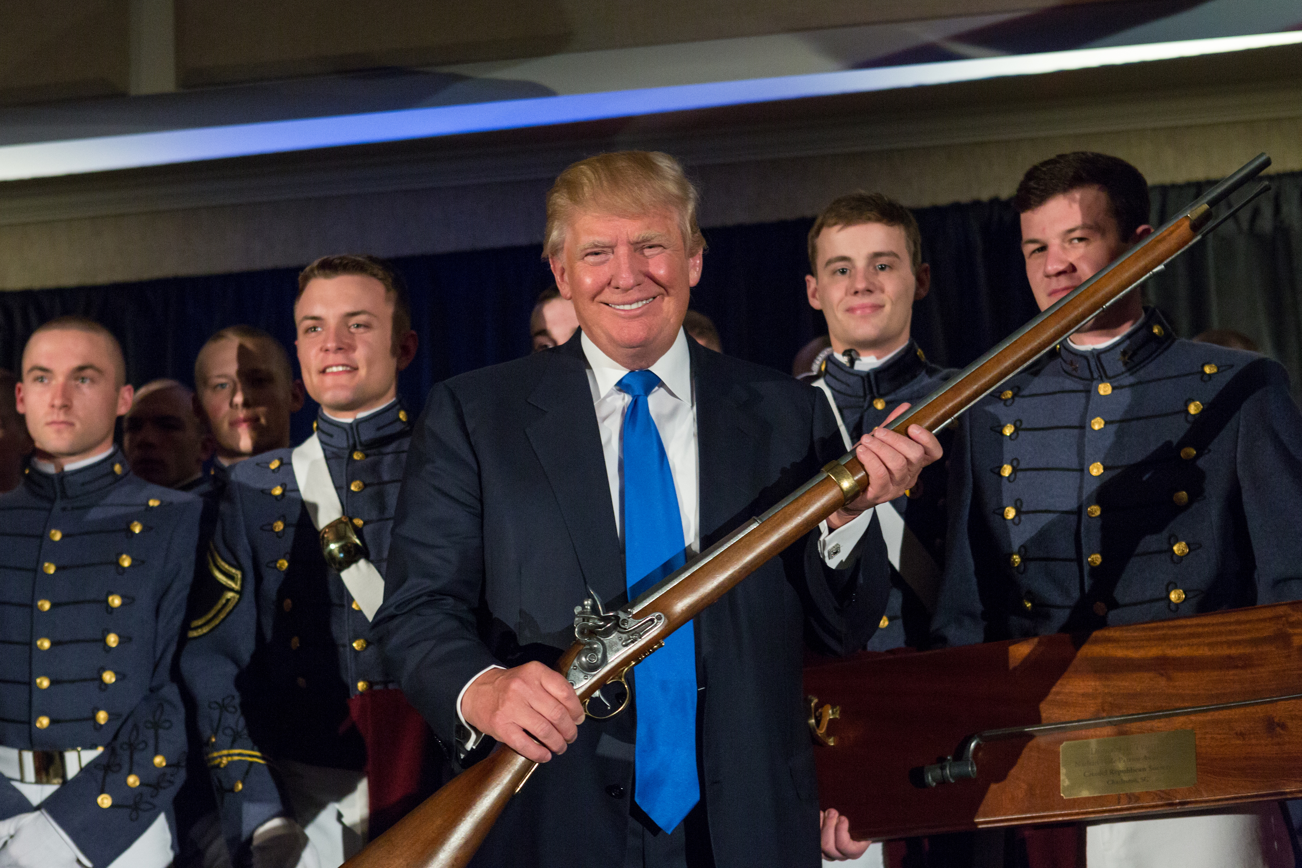 Giuliani, Trump, Santorum And Scott Address Citadel Republican Society