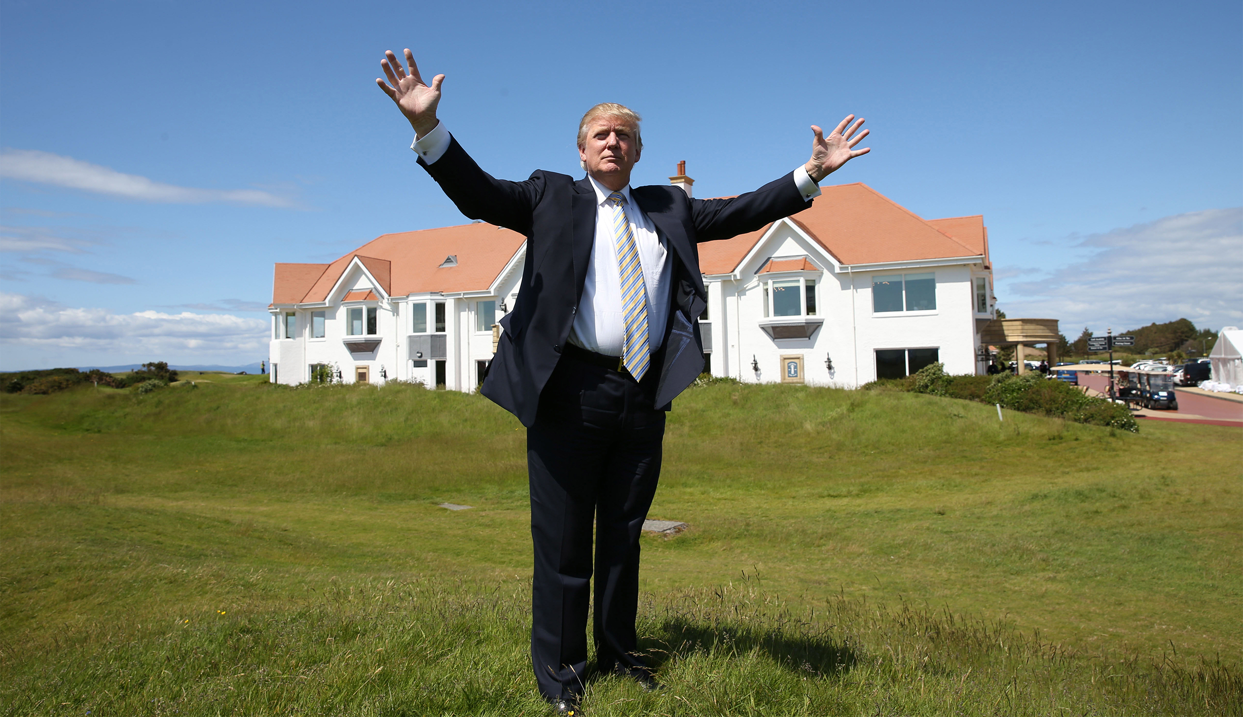Donald Trump Visits Turnberry Golf Club