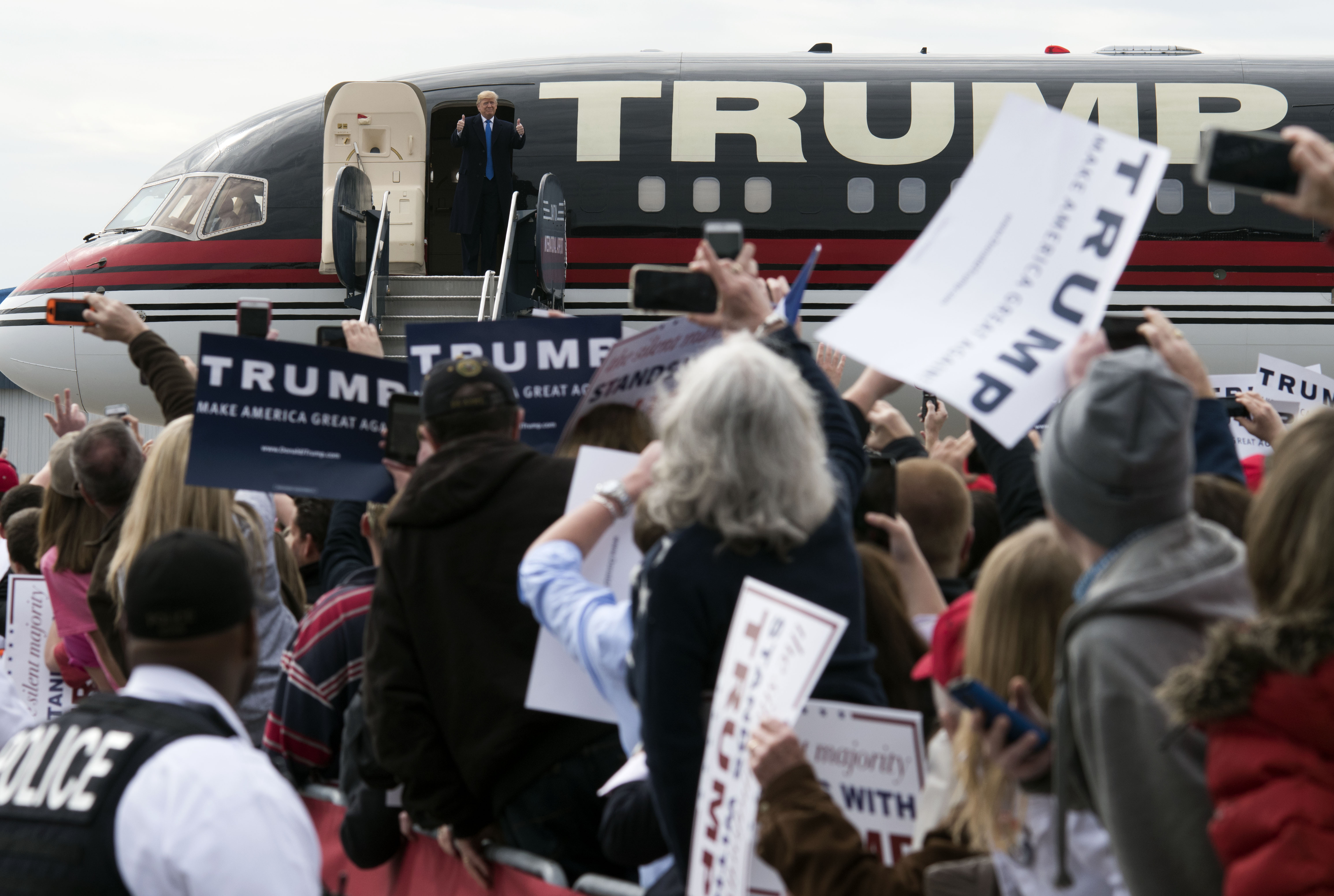 Presidential Candidate Donald Trump Campaign Rally in Vandalia, Ohio