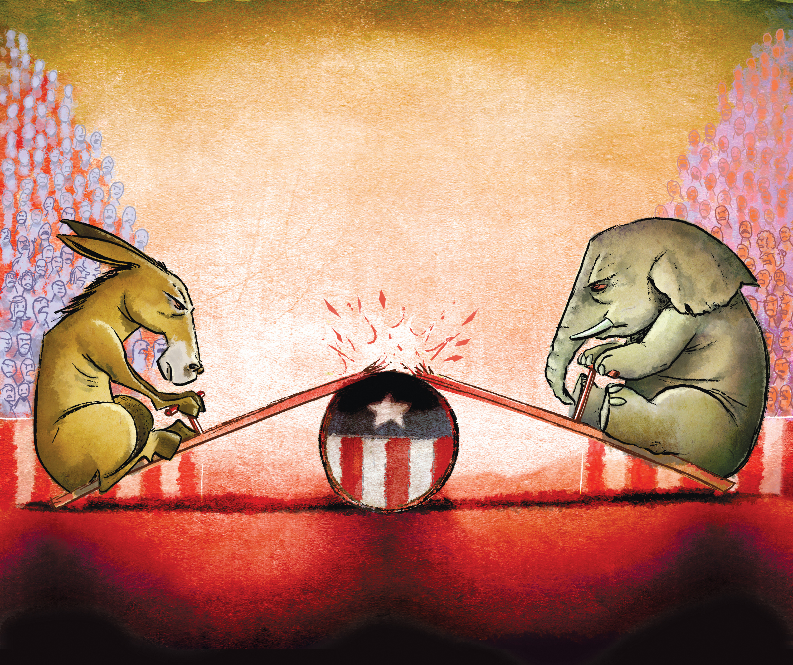ILLUSTRATION: Election Battle