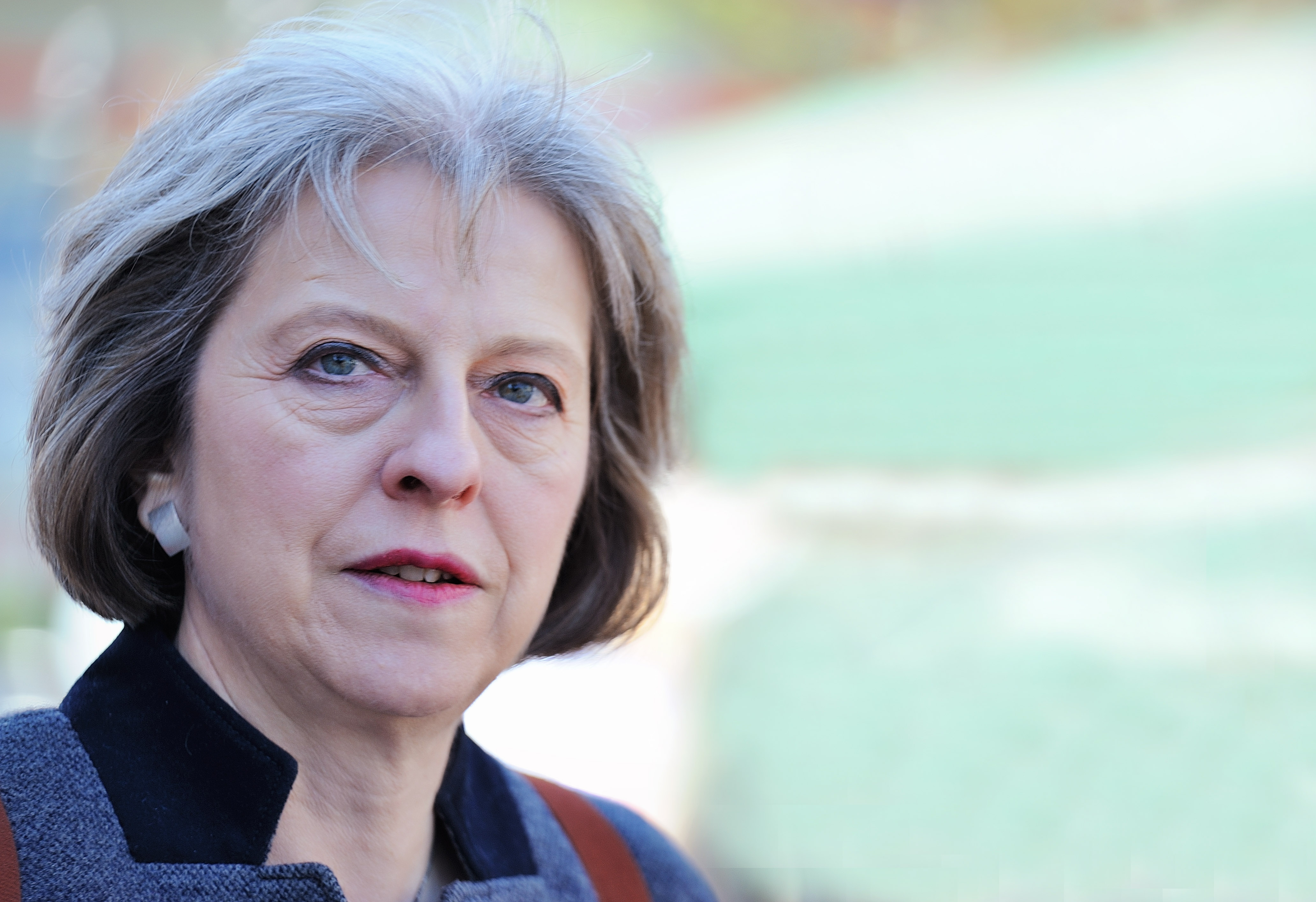 Home Secretary Theresa May Campaigns In Yeovil