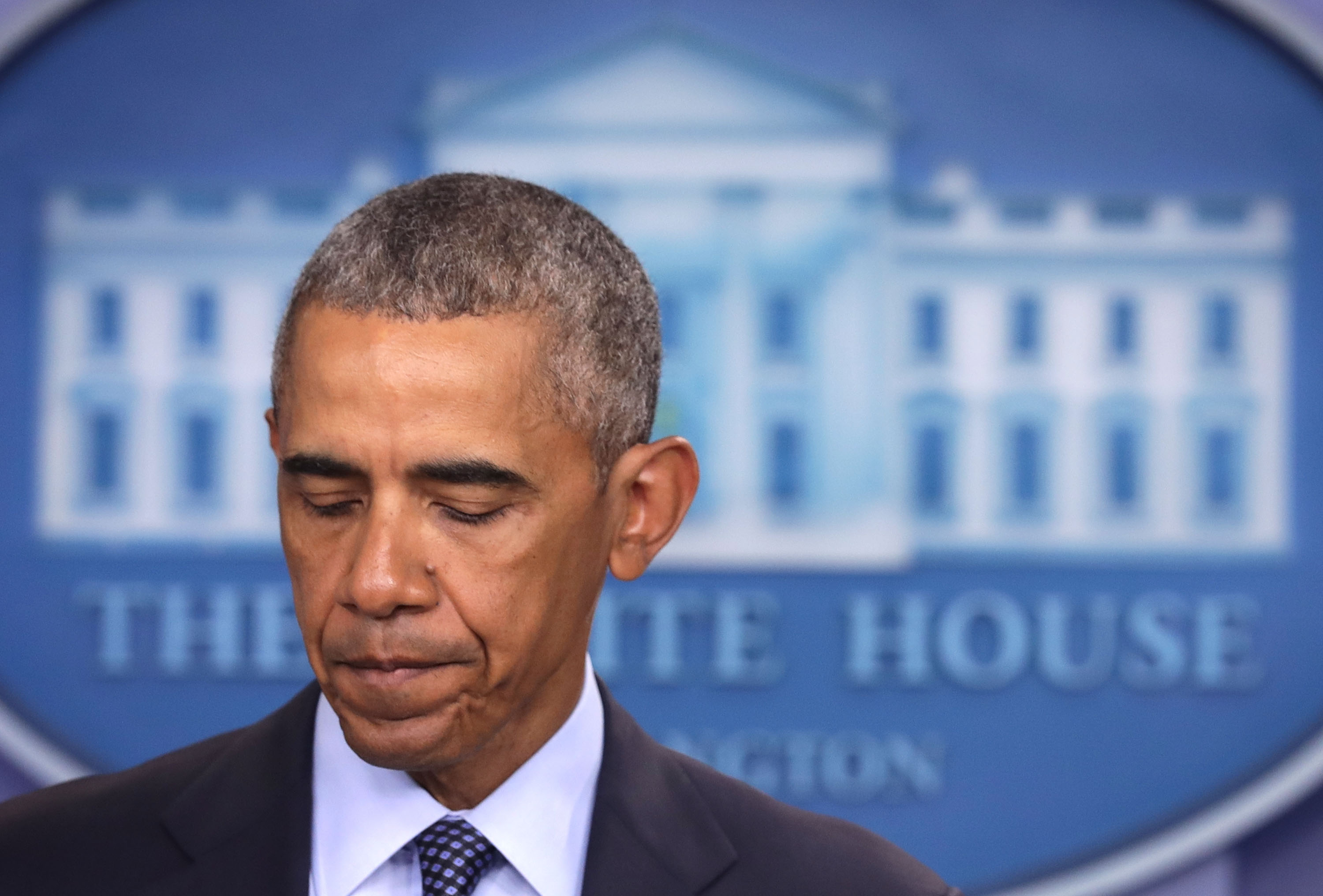 President Obama Makes Statement On Mass Shooting In Orlando At White House