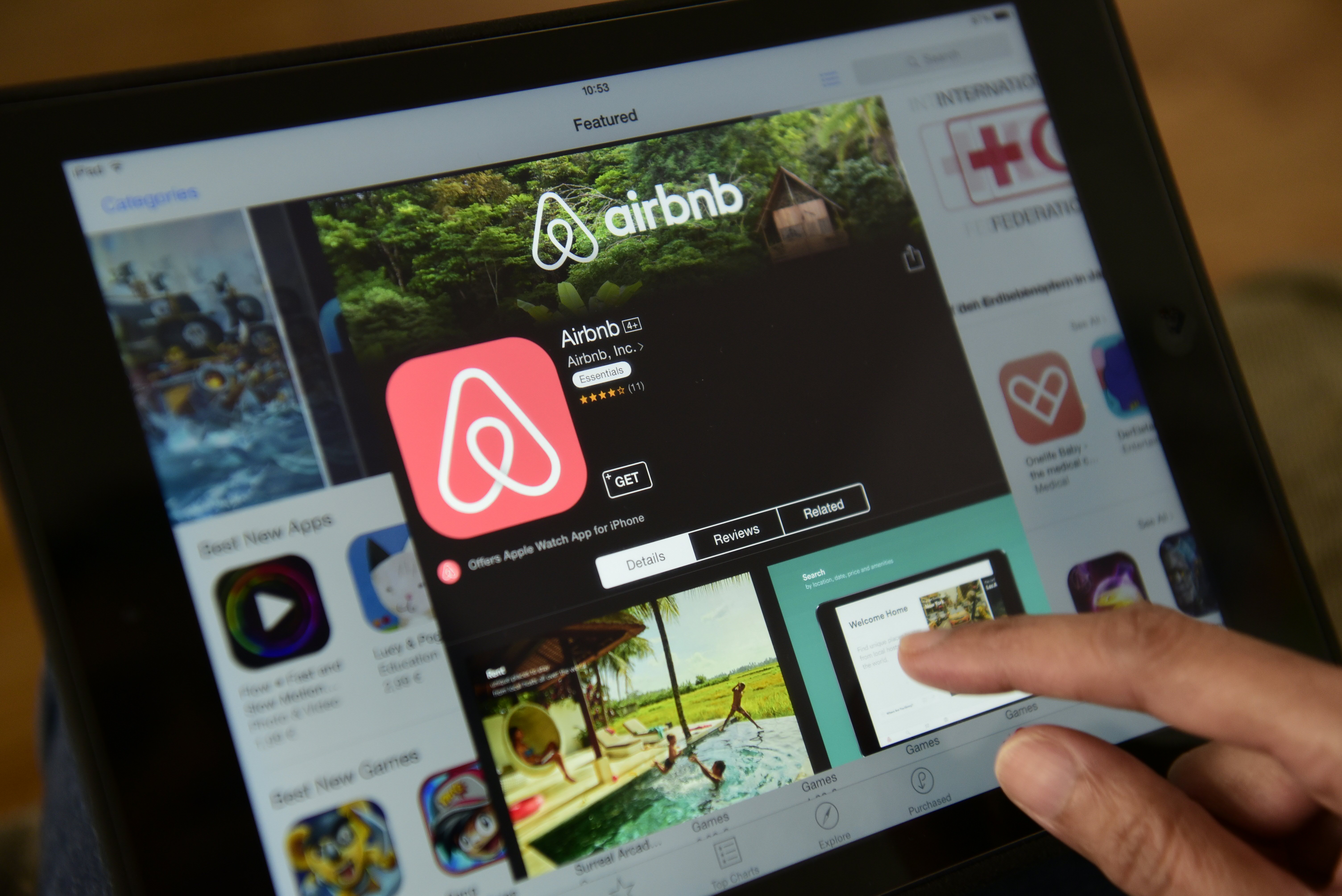 Berlin will from Sunday, May 1, 2016, restrict private property rentals through Airbnb and similar online platforms, threatening hefty fines in a controversial move meant to keep housing affordable for locals. / AFP / John MACDOUGALL (Photo credit should read JOHN MACDOUGALL/AFP/Getty Images)