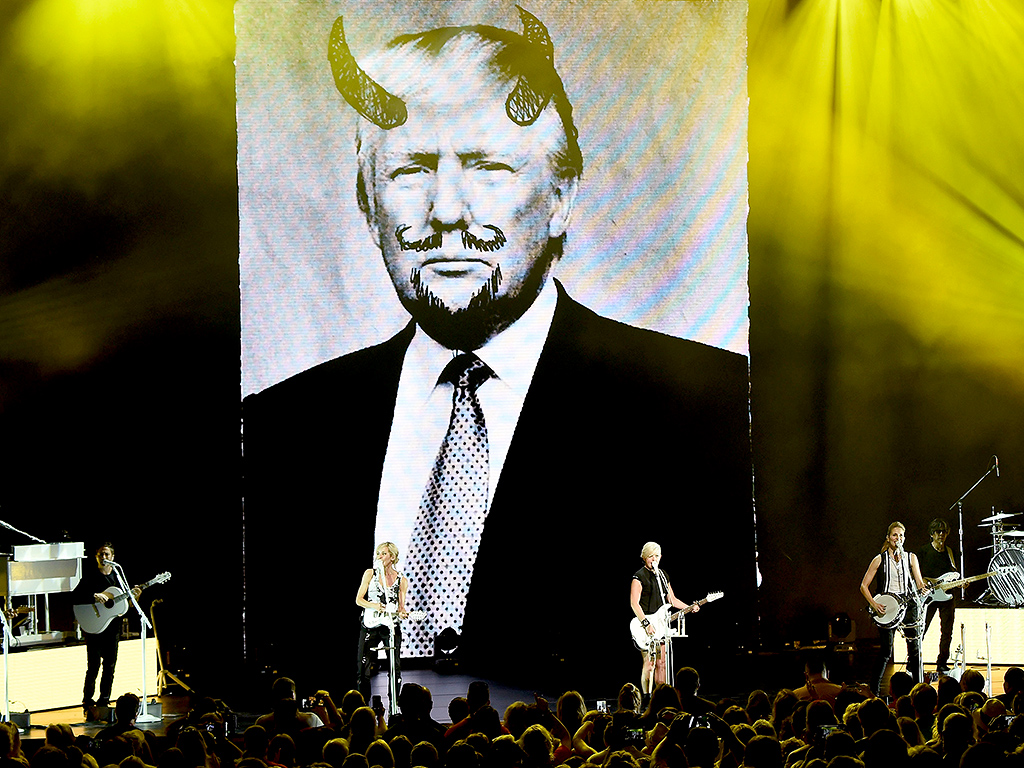 The Dixie Chicks Mock Donald Trump in Concert