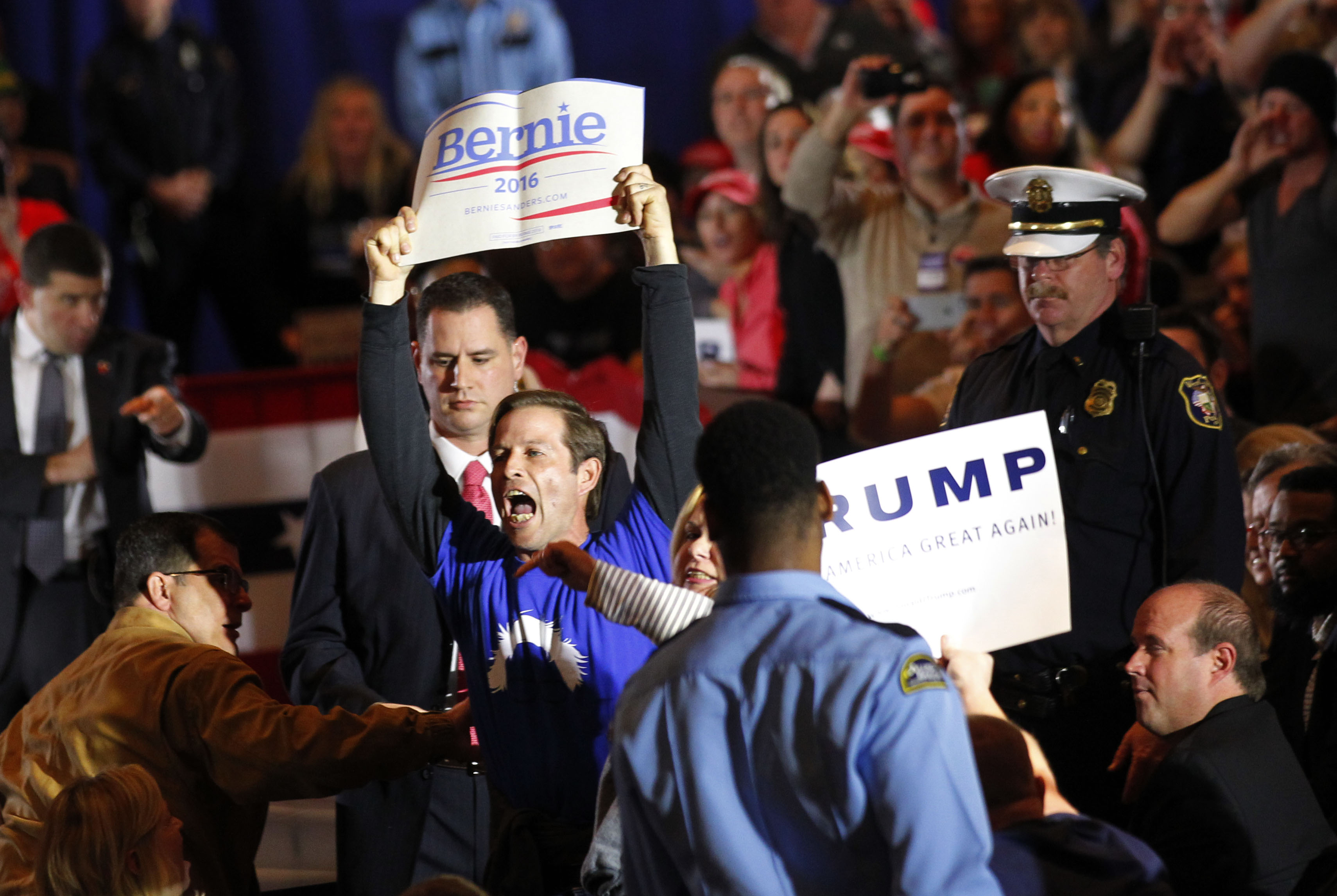Donald Trump Holds Campaign Rally in Cincinnati Ahead Of Ohio Primary