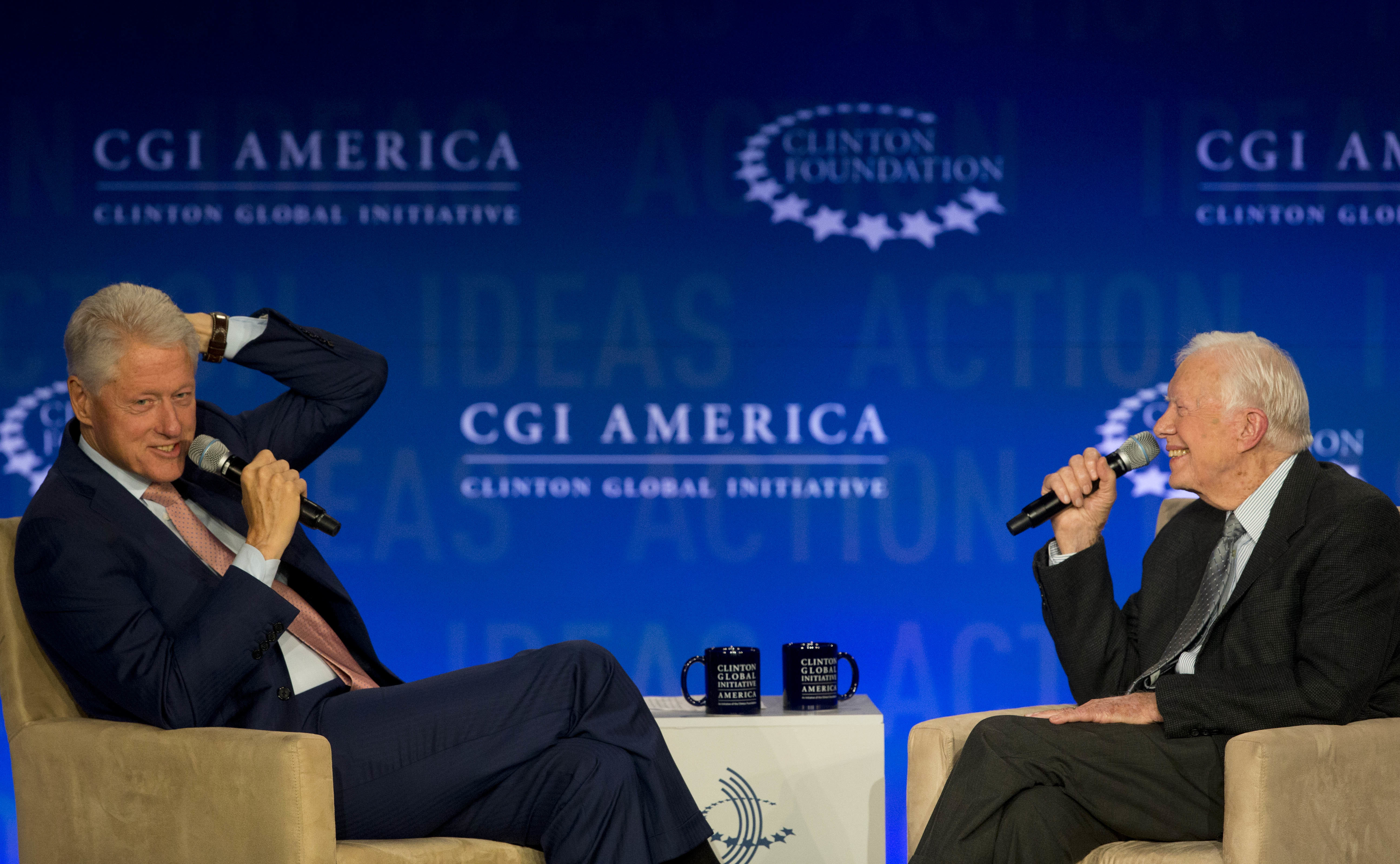 Bill Clinton, Jimmy Carter