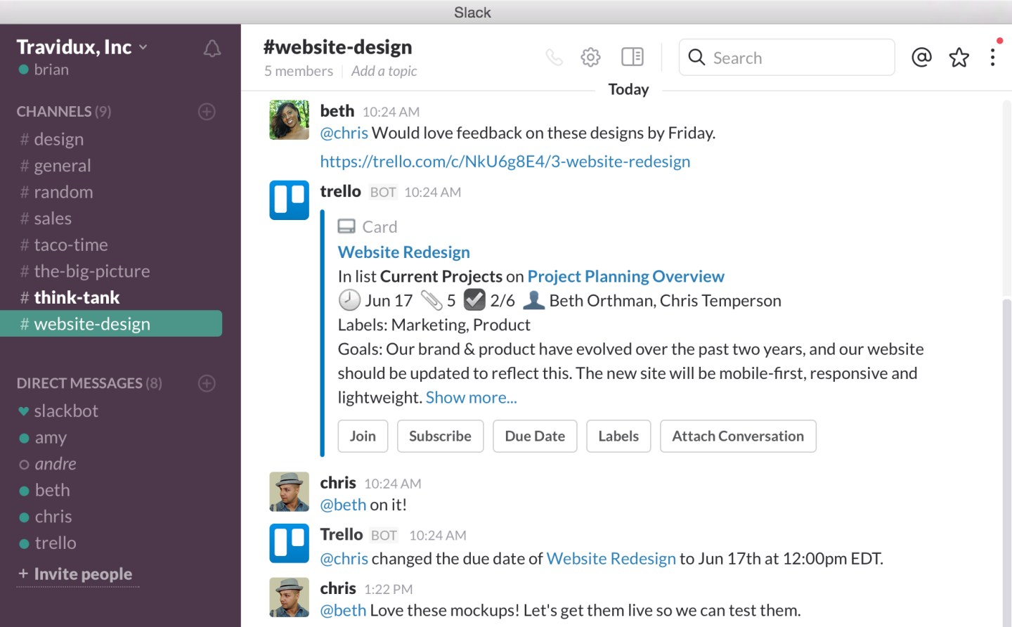 Slack Is Making Its Workplace Chat App Even Stickier