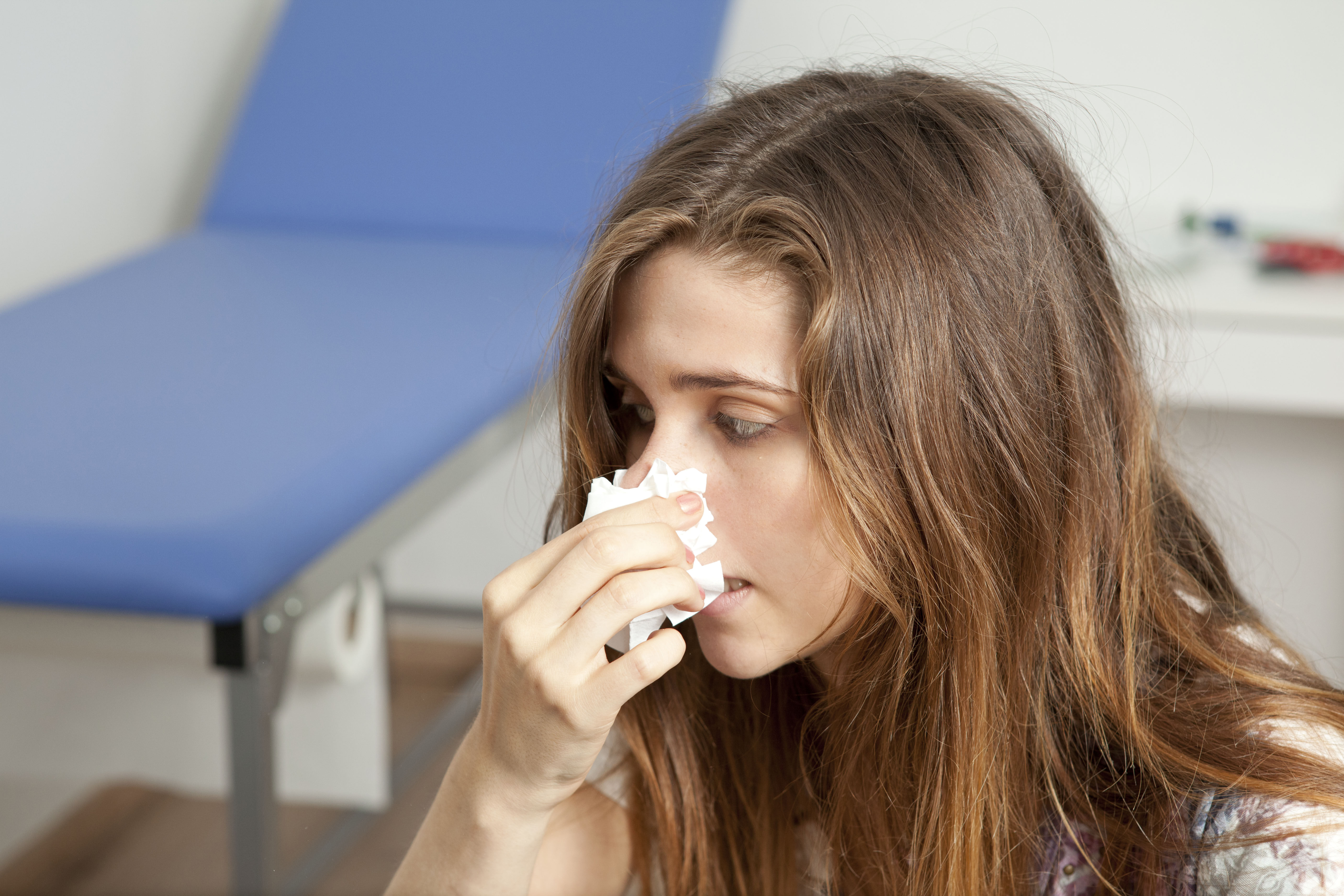 Rhinitis Woman