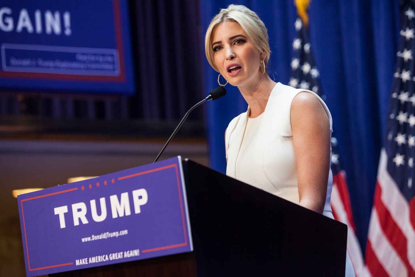 Donald Trump Makes Announcement At Trump Tower