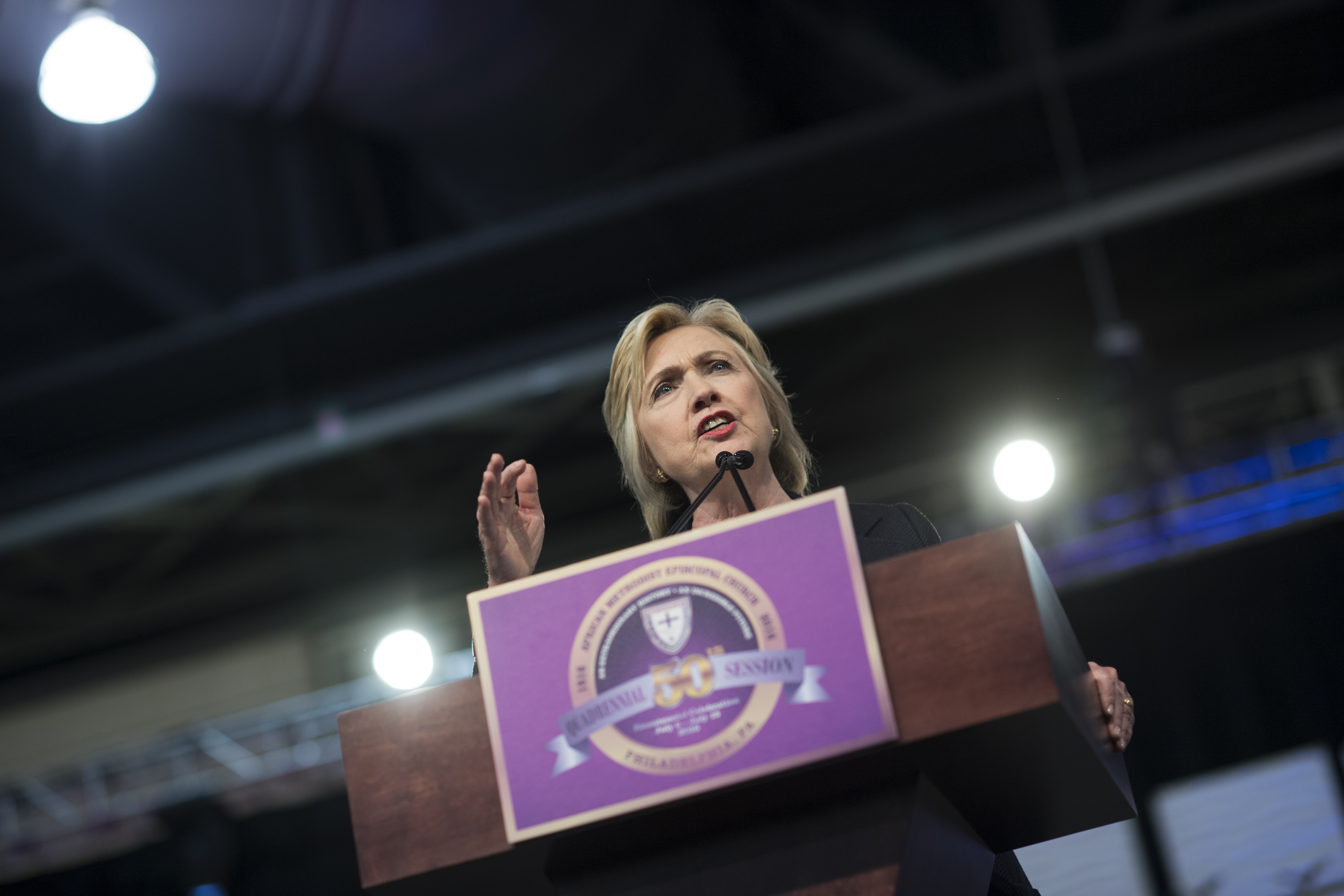 Hillary Clinton at AME