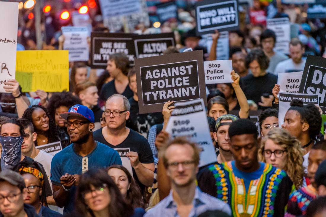 For the third day in a row the Black Lives Matter movement