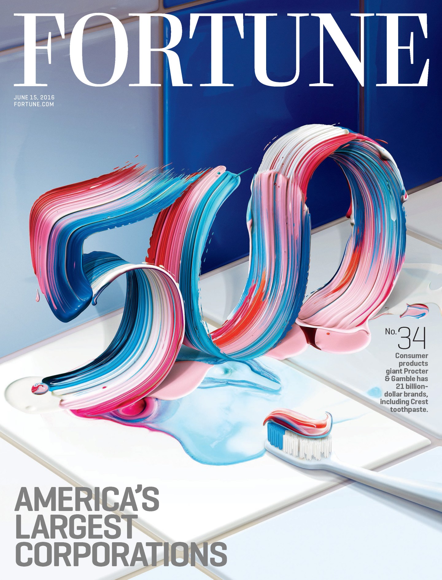 Fortune magazine cover: 500 issue: July 15, 2016