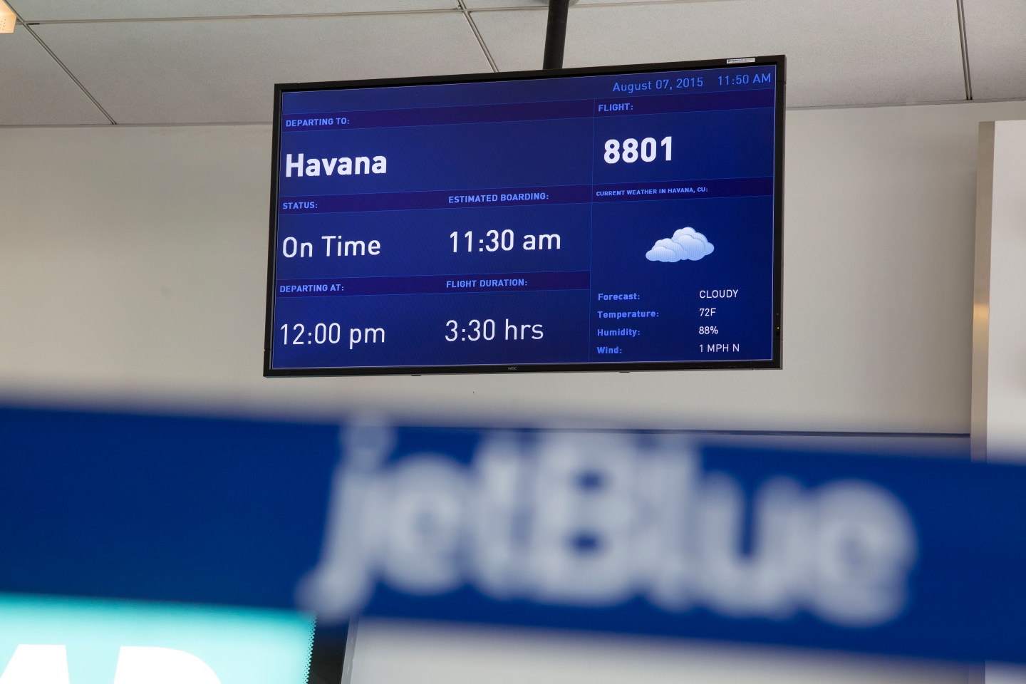 Inside JFK's JetBlue Airways Corp. Terminal