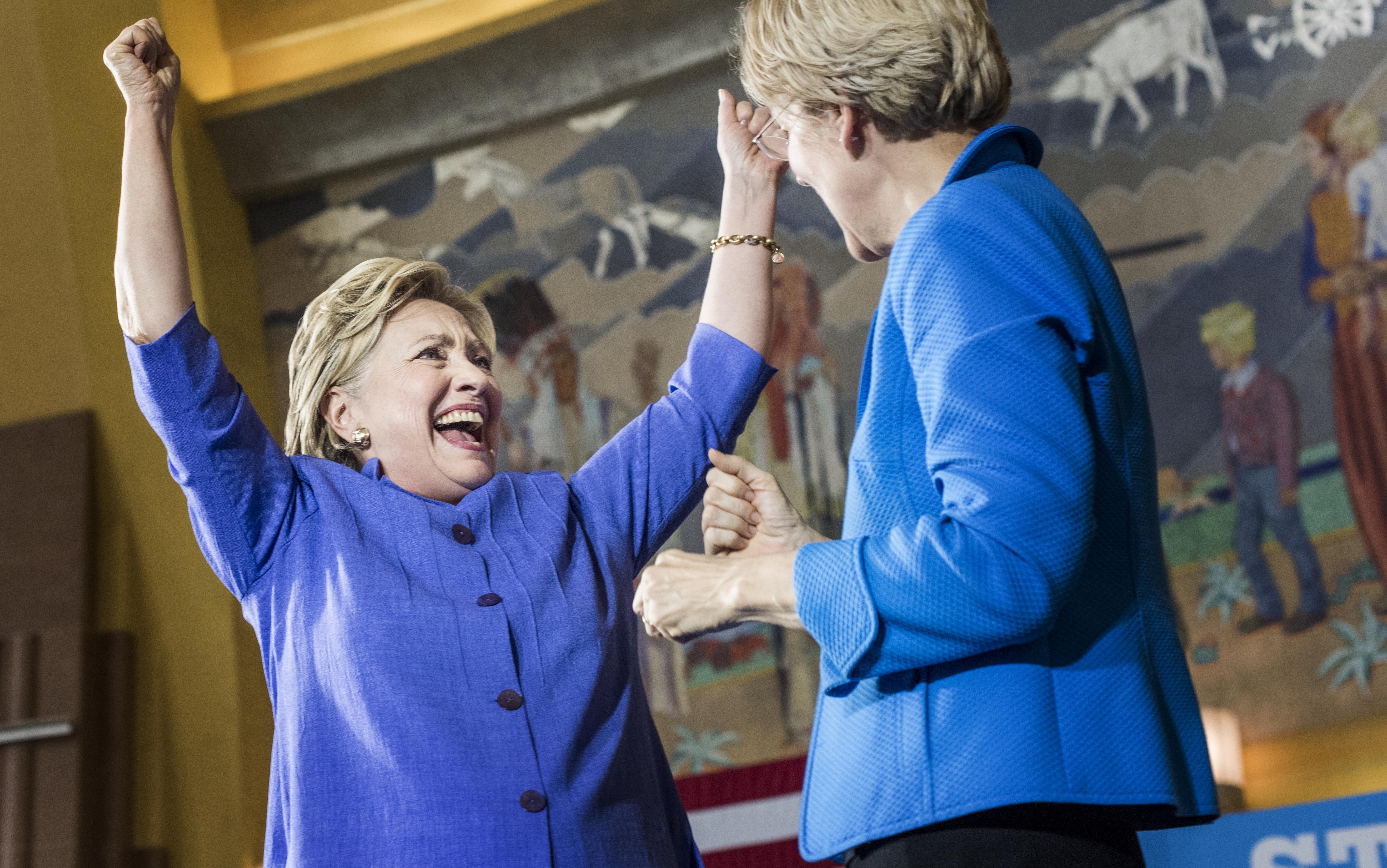 Democratic Presumptive Nominee for President former Secretary of State Hillary Clinton