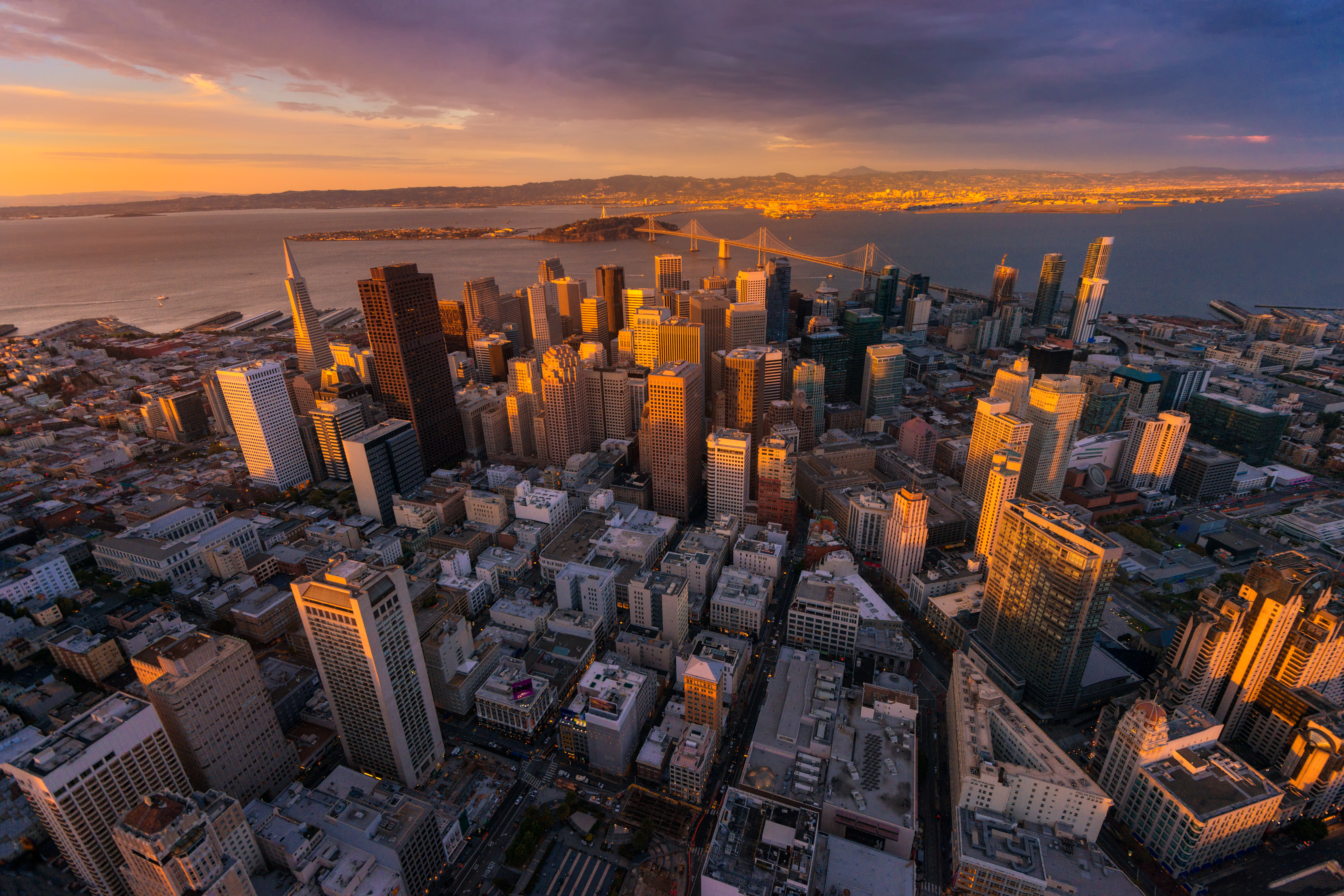 Aerial view San Francisco