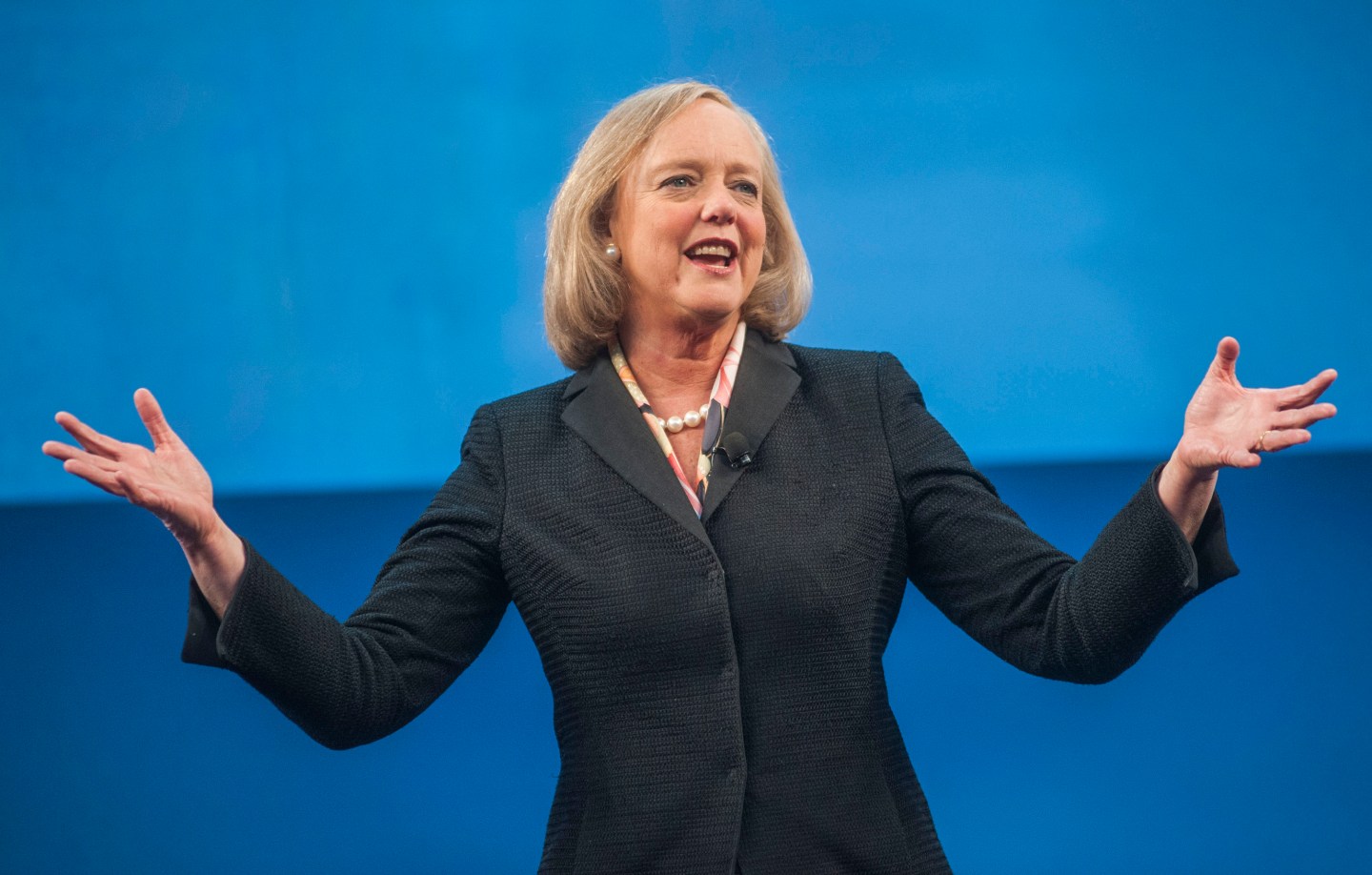 Hewlett-Packard Chief Executive Officer Meg Whitman Delivers Keynote Speech At The HP Discover Conference