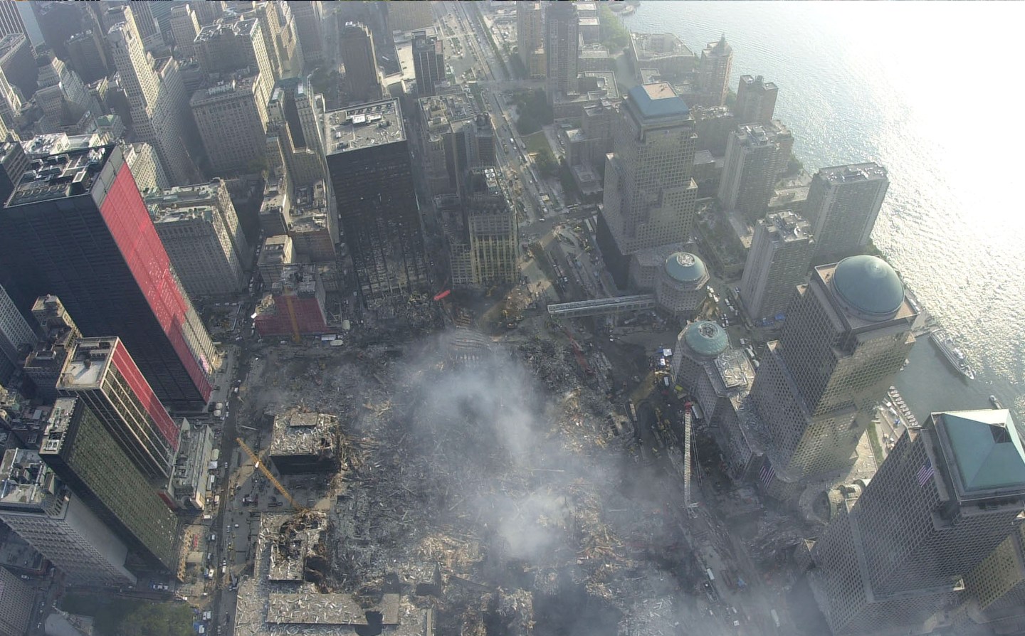 Aerial View of Ground Zero