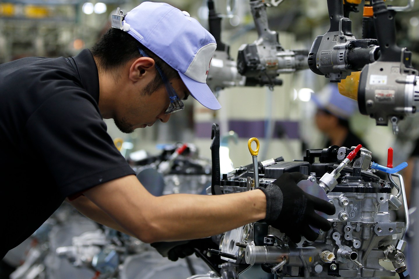 Tour Of Toyota Motor Corp. Engine Plant