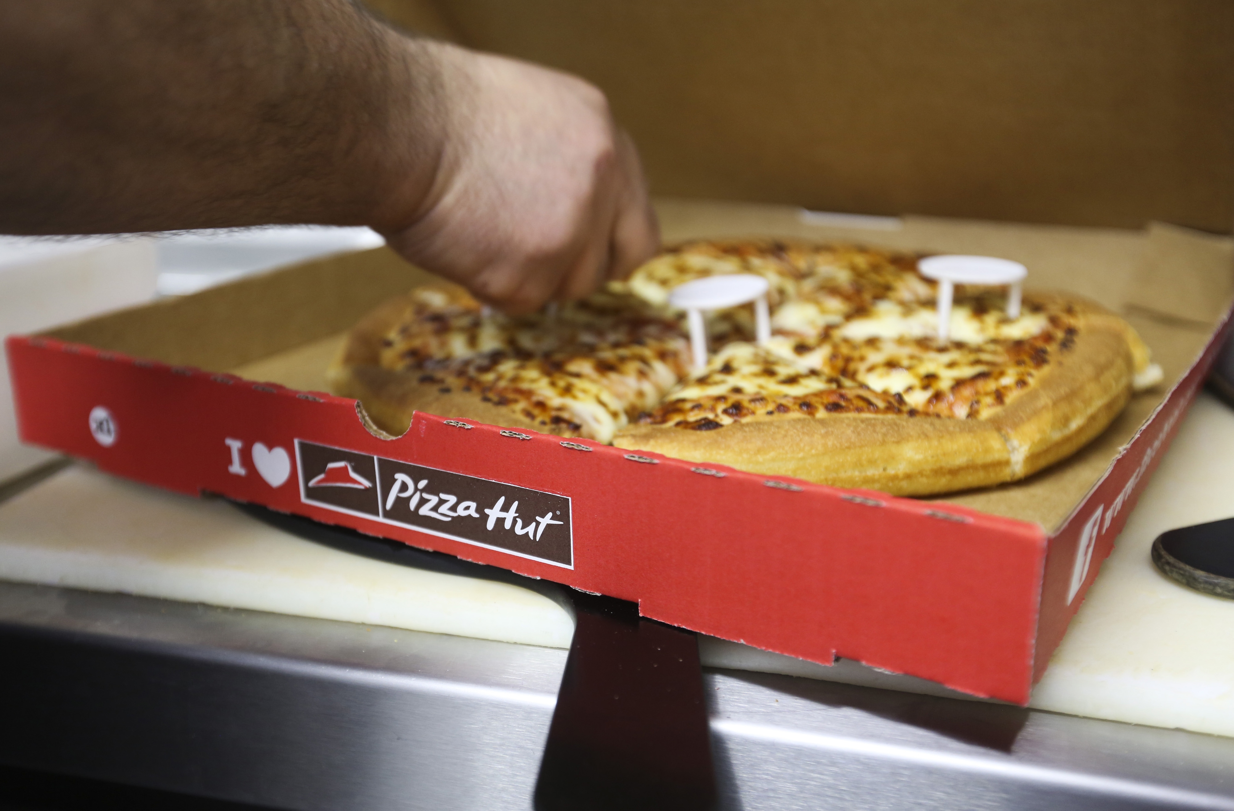 Inside A Yum! Brands Inc. Pizza Hut Restaurant
