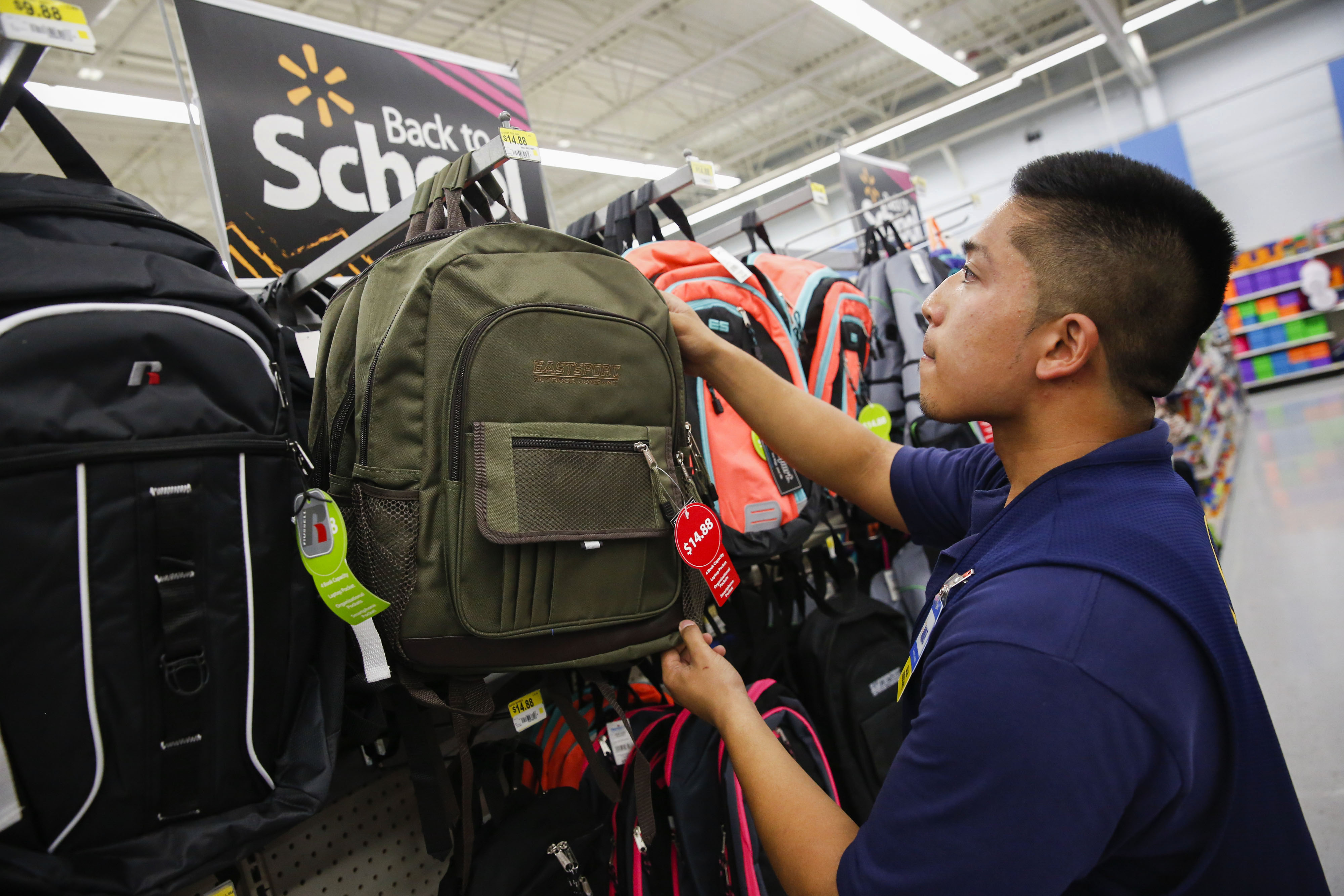 Back to School Shopping At Wal-Mart