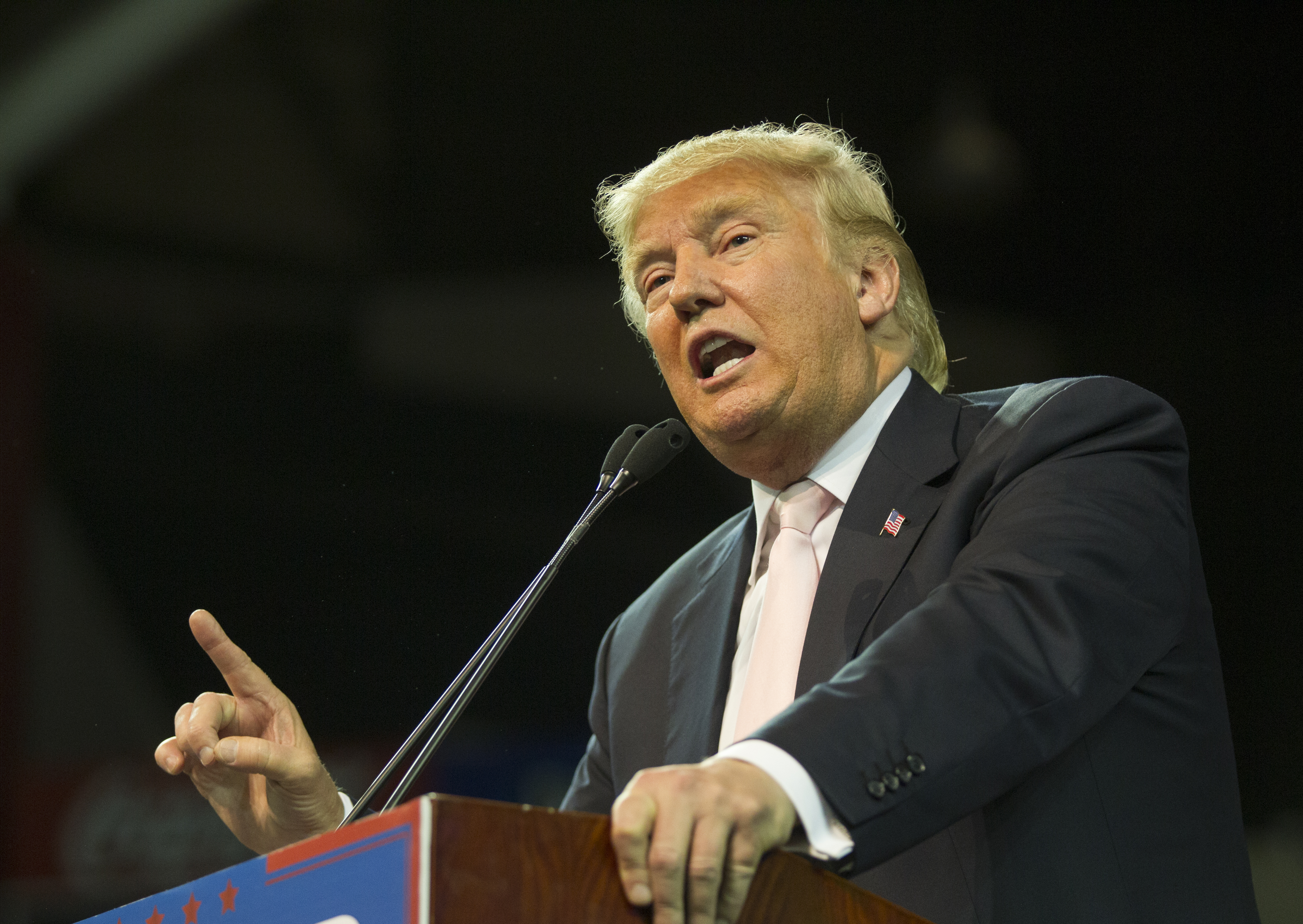 Donald Trump Holds Campaign Rally At Valdosta State University In Georgia