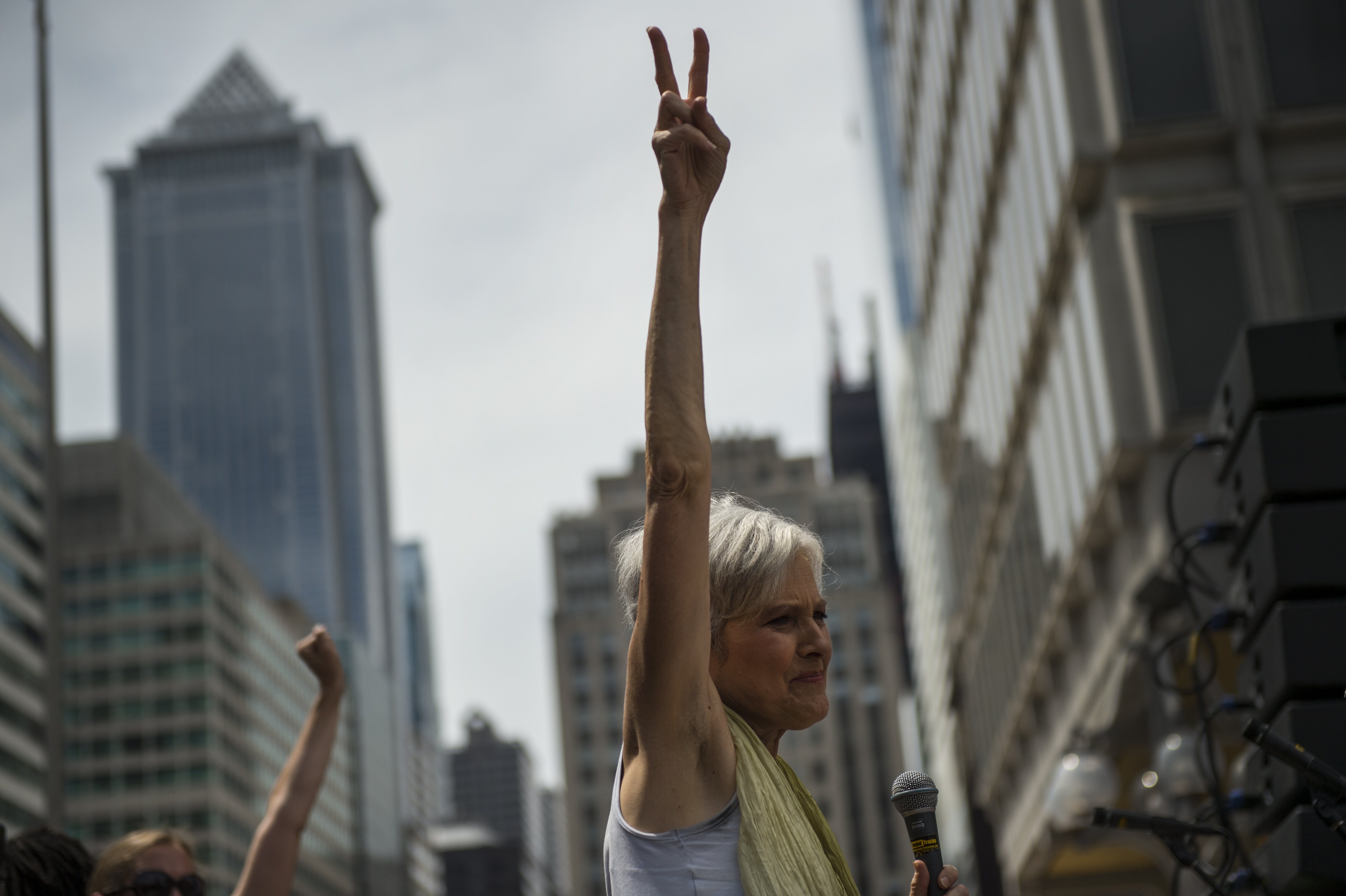 PHILADELPHIA, PA - JULY 26:  Green Patry Presidential candidate