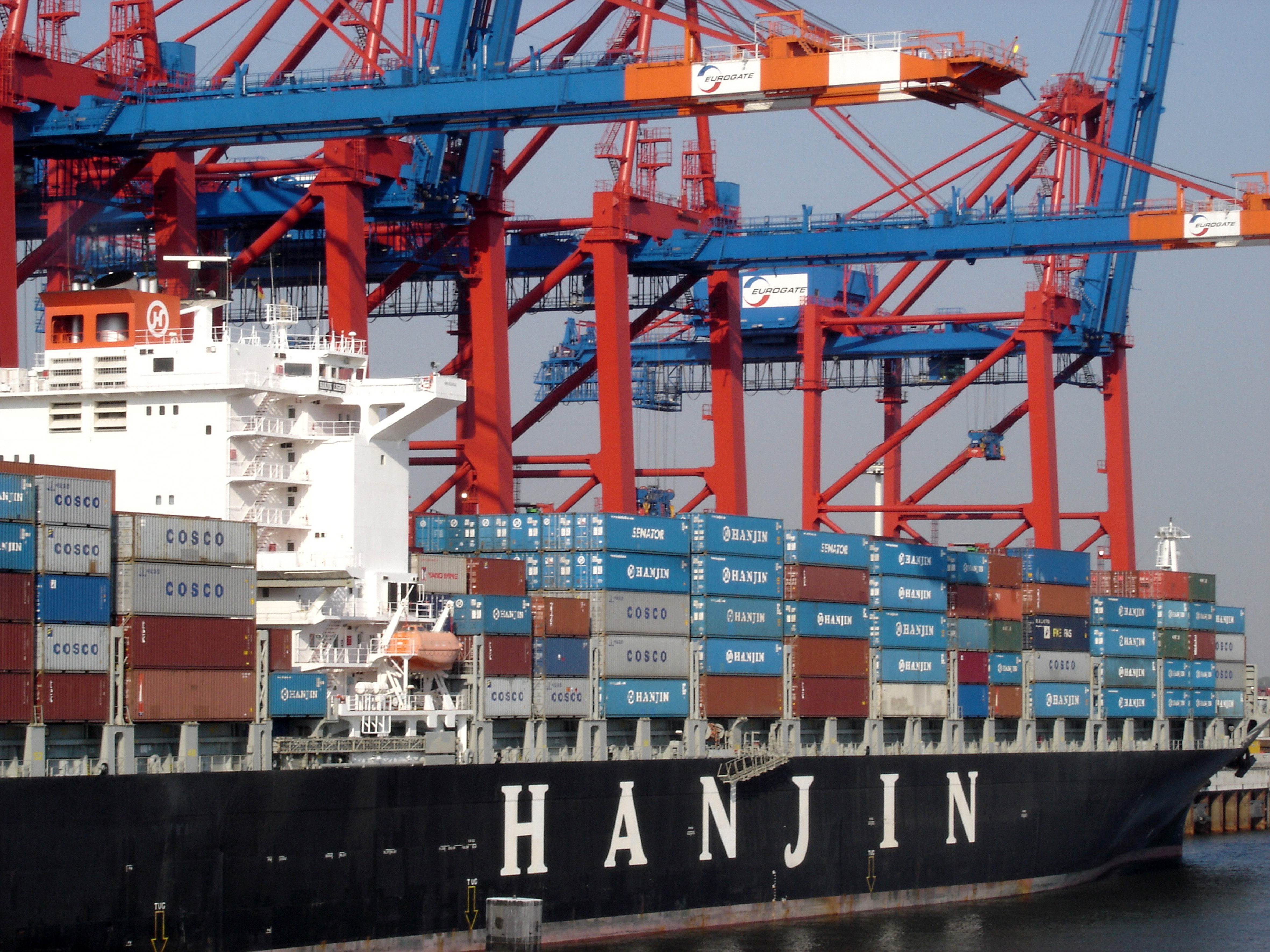 Hamburg, Eurogate, Containerschiff