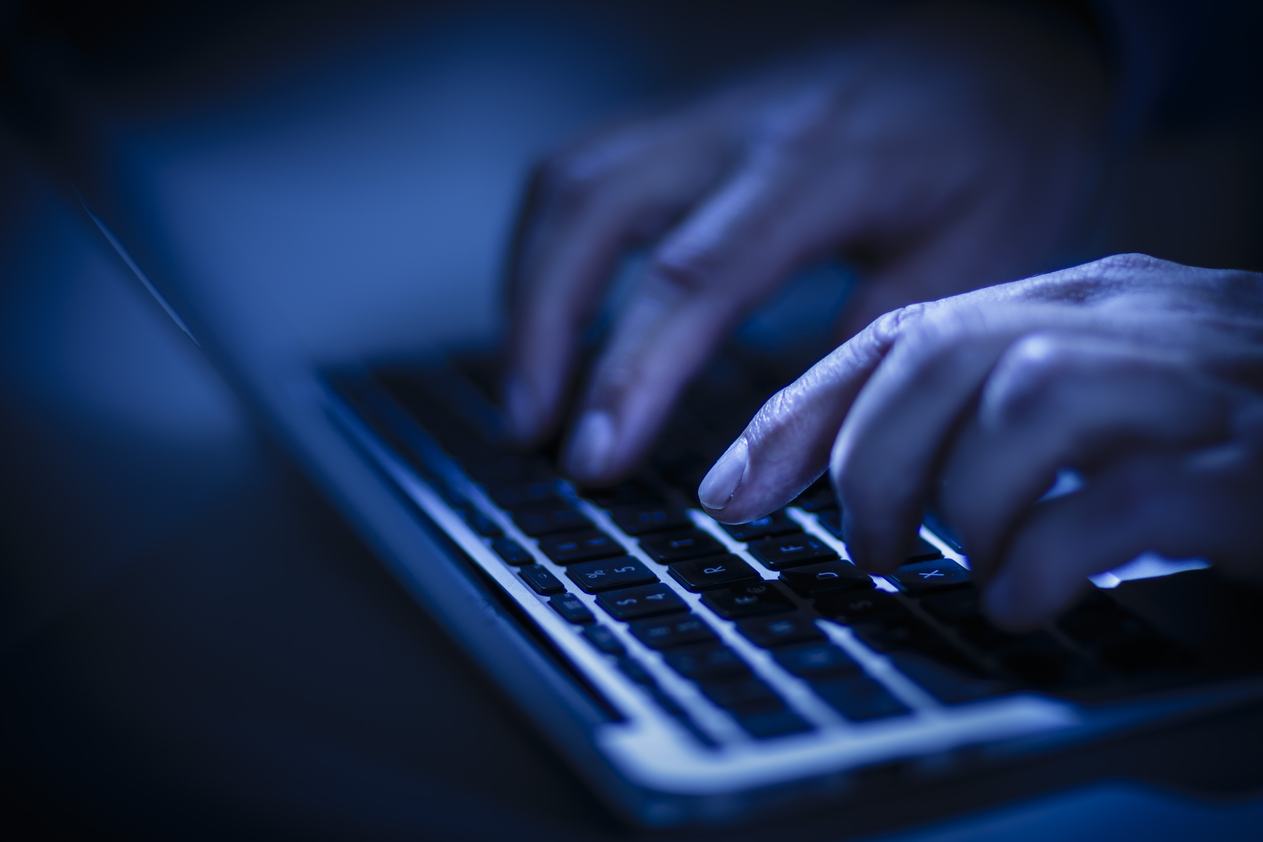 Hands On Computer Keyboard