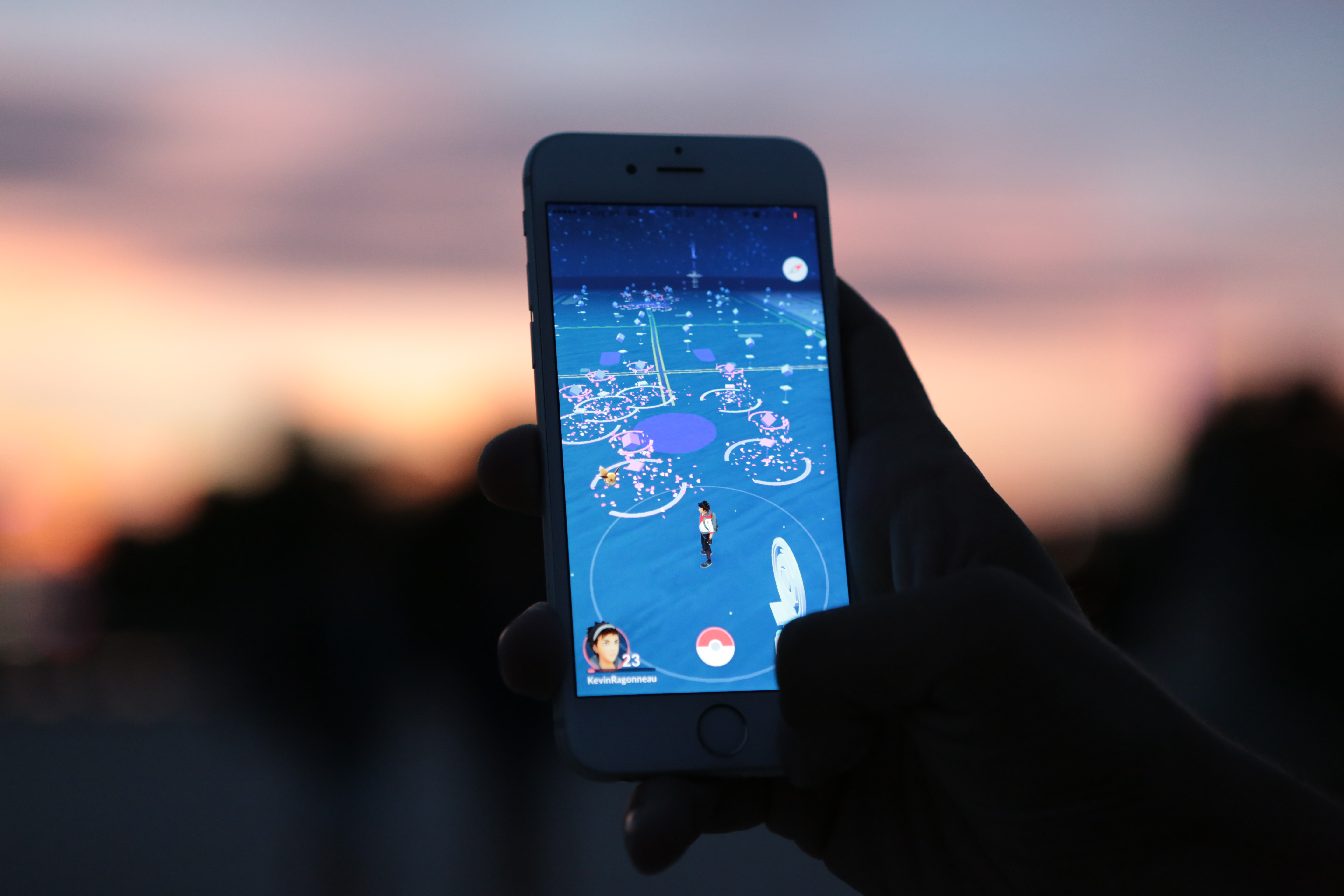 Pokemon Go around Paris