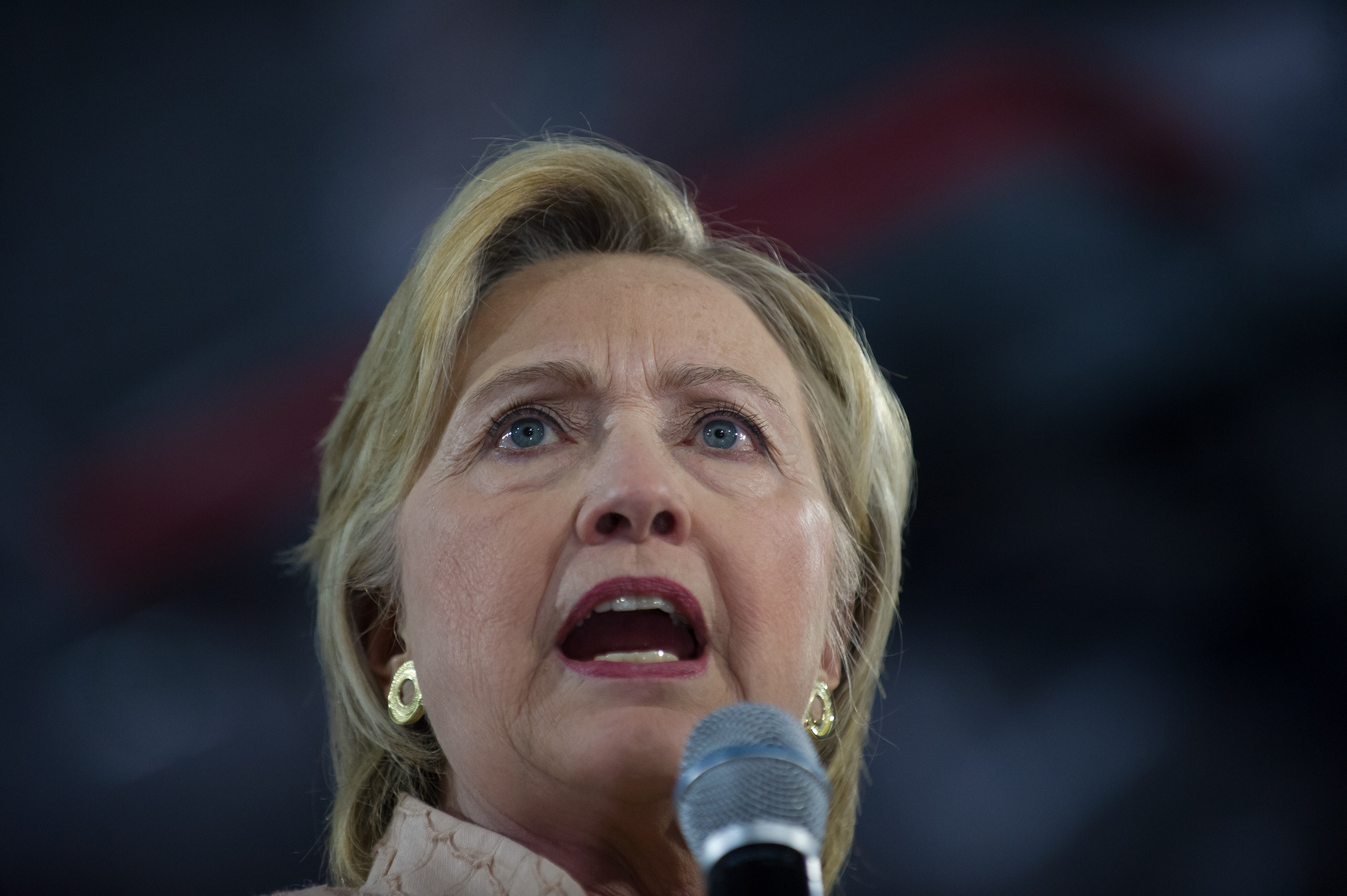 HIllary Clinton Campaigns In Cleveland