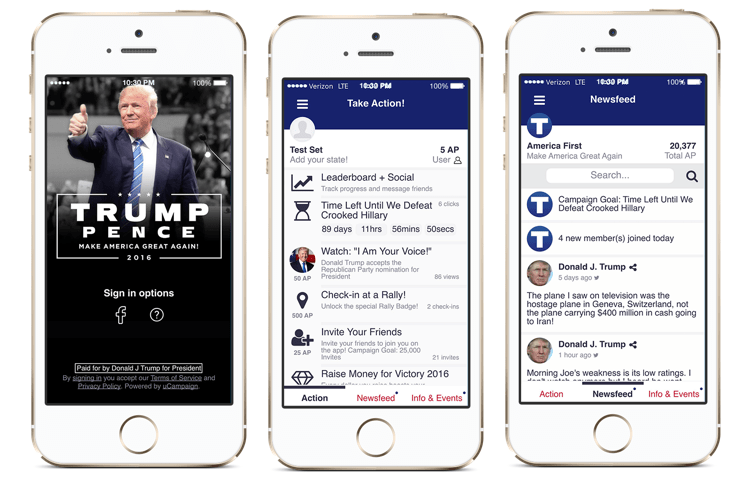 With Trump’s Campaign App, There’s No Wall Protecting Your Contact Data