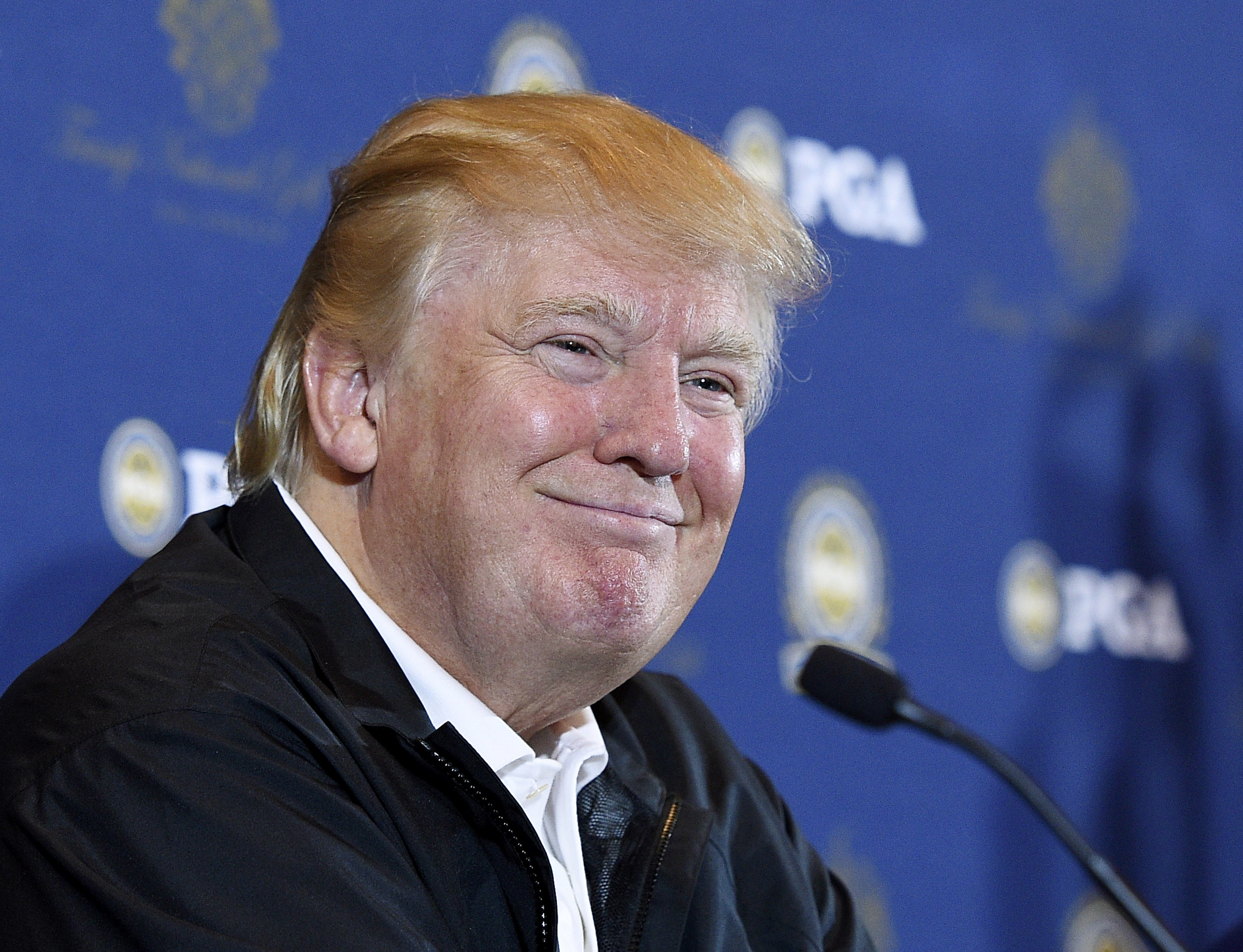 PGA Grand Slam of Golf Site Announcement at Trump LA