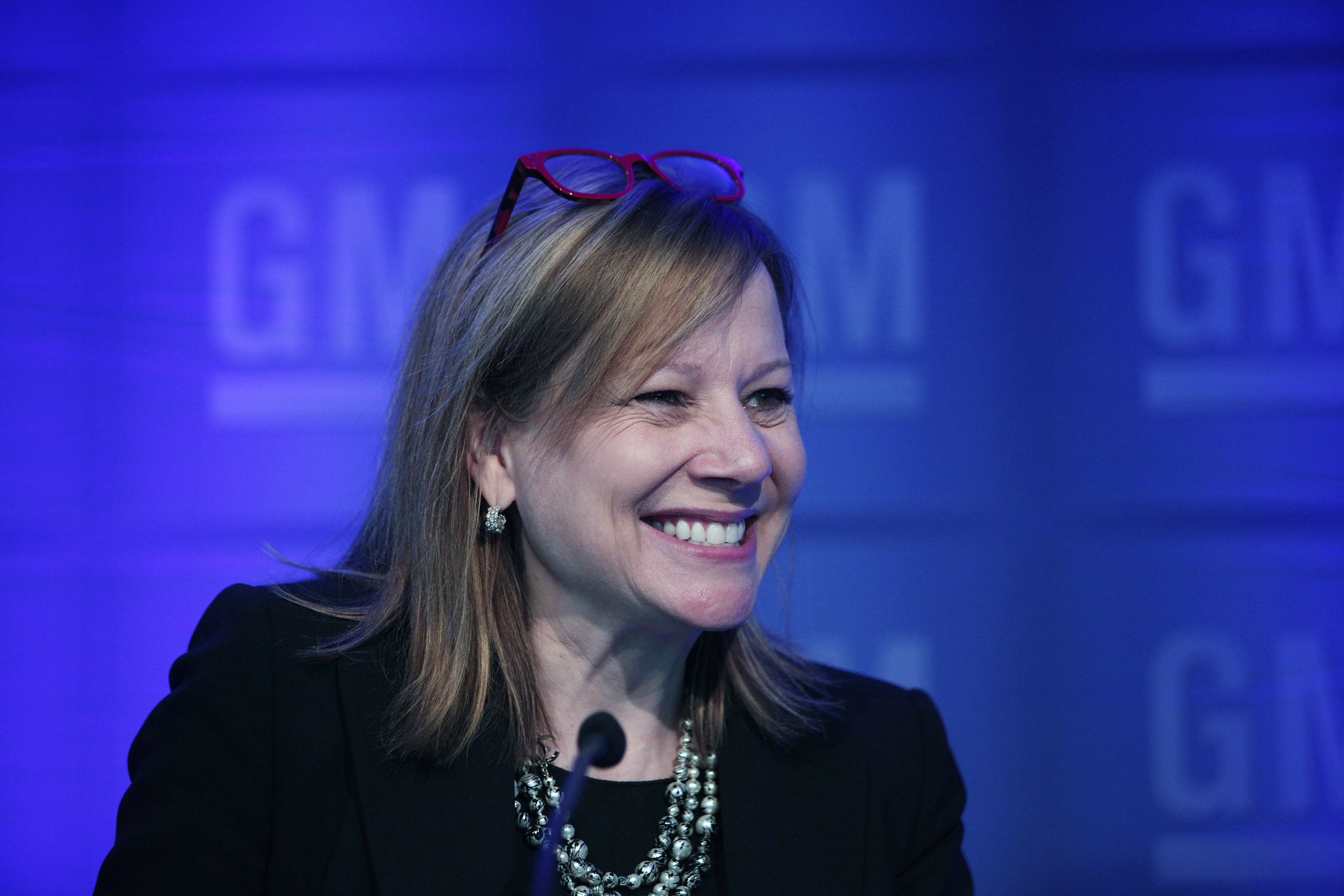 GM CEO Mary Barra Holds News Conference During Annual Shareholders Meeting